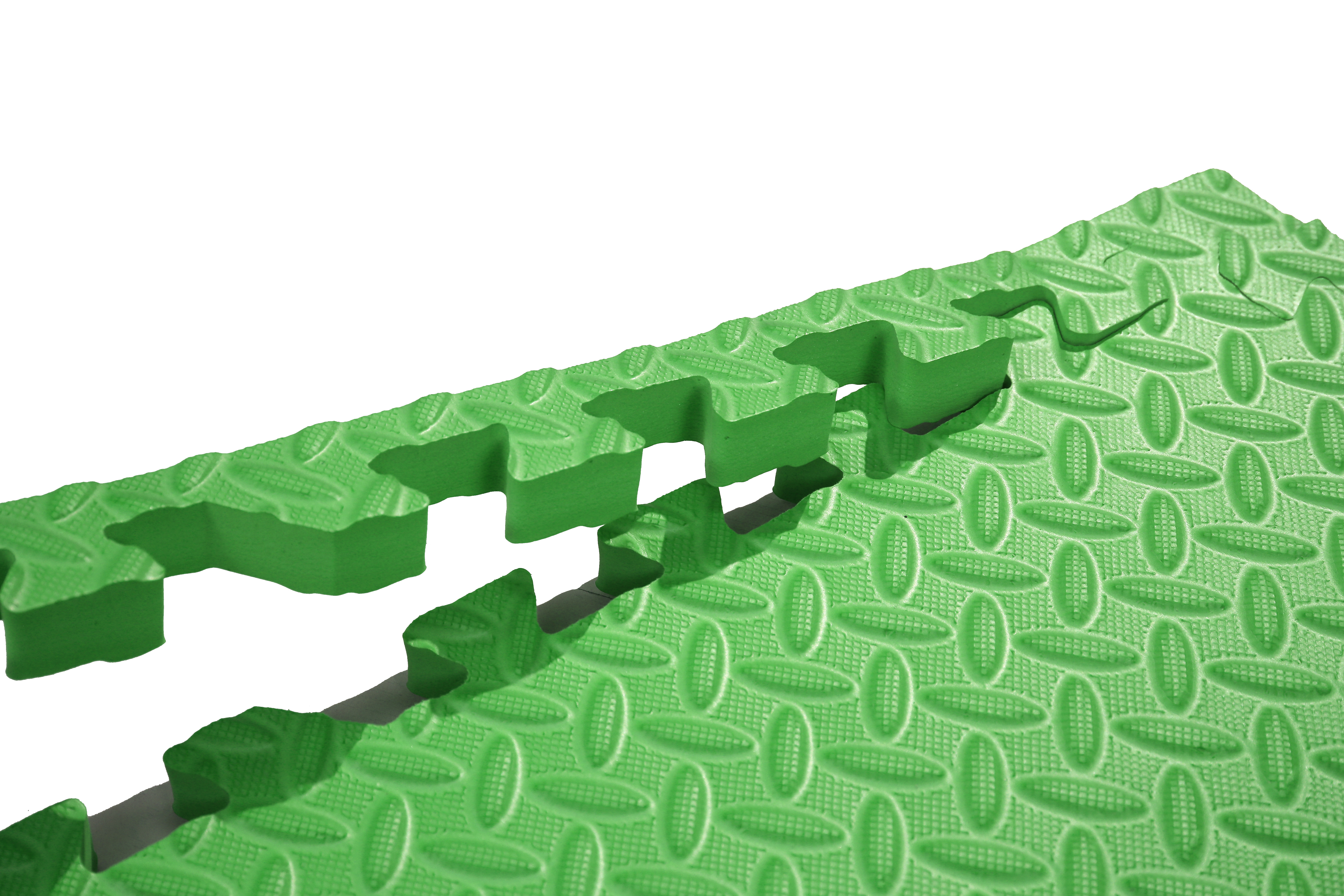 Extra Thick 20mm Green EVA Interlocking Foam Mats 60cm X 60cm 