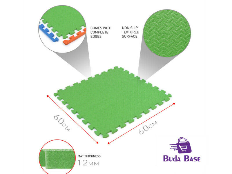 Green EVA Interlocking Tile 60cm*60cm*1.2cm