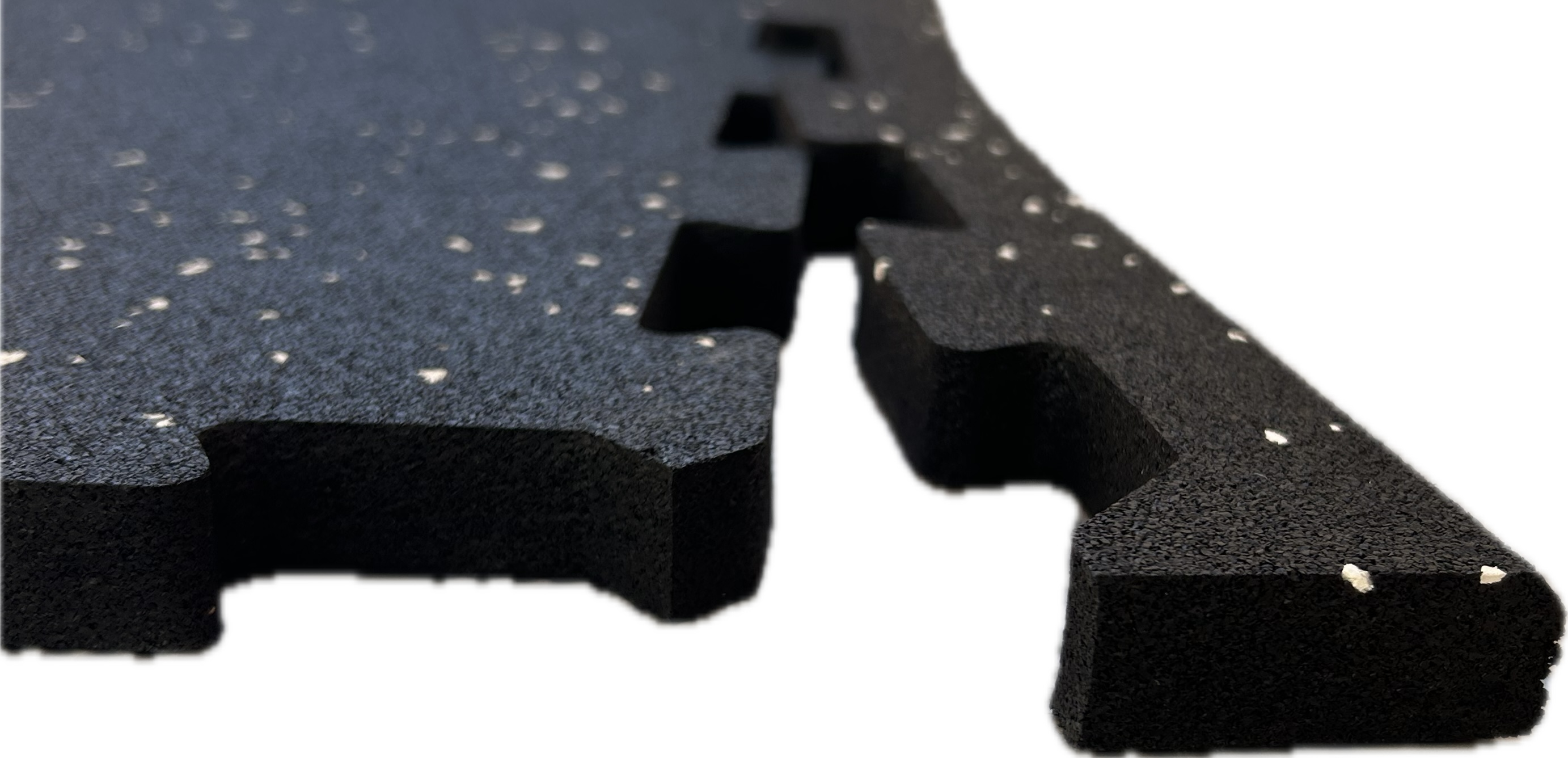 20mm Interlocking 100% Rubber Floor Tiles