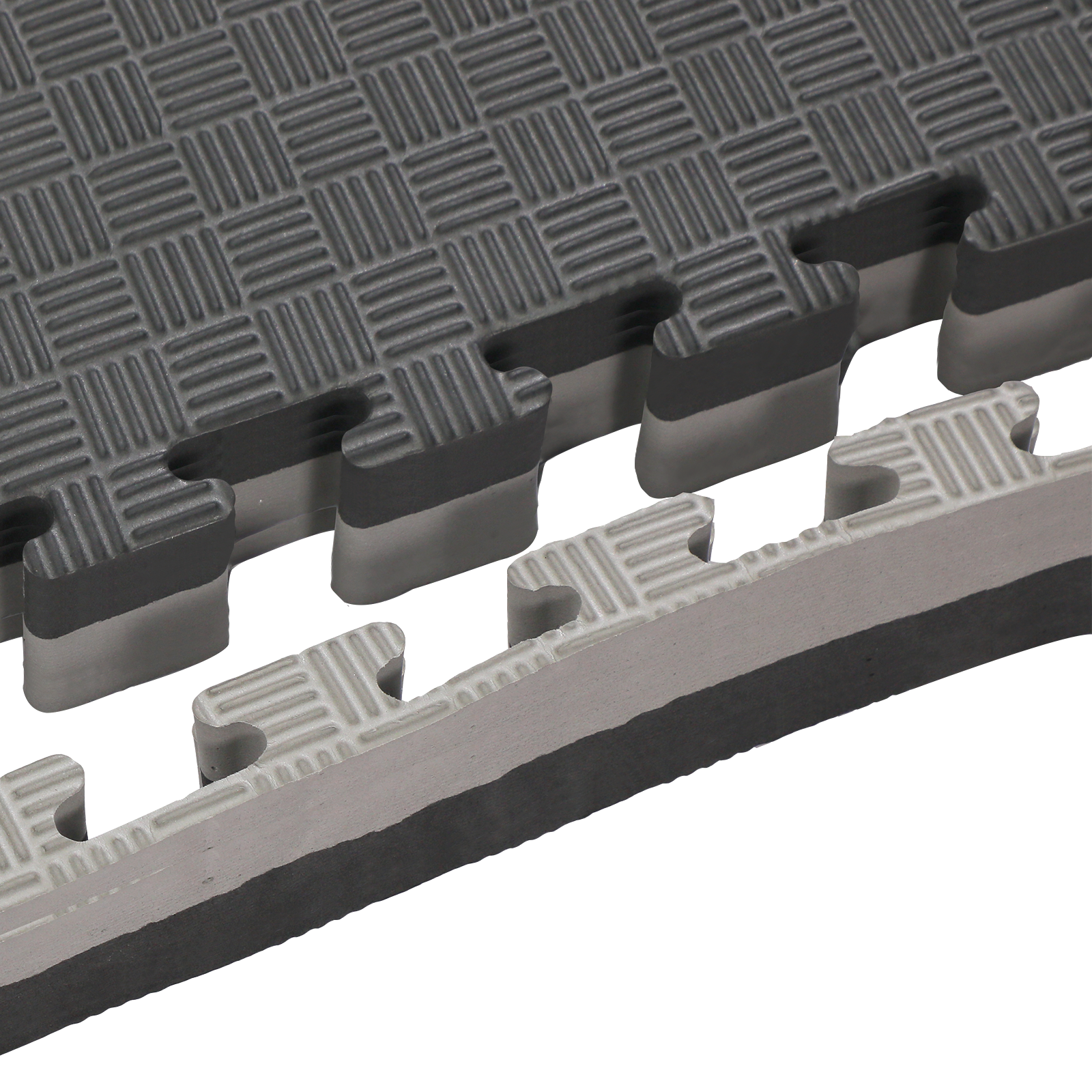 Black/Grey Tatami Mats – 20mm Thickness – Free UK Delivery