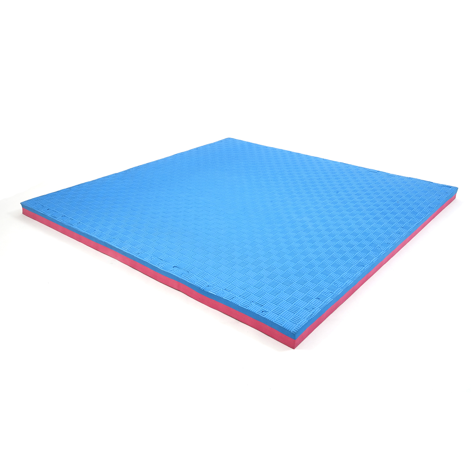 Tatami Blue and Red Extra Large EVA Interlocking Floor Tiles 1 meter * 1 Meter 