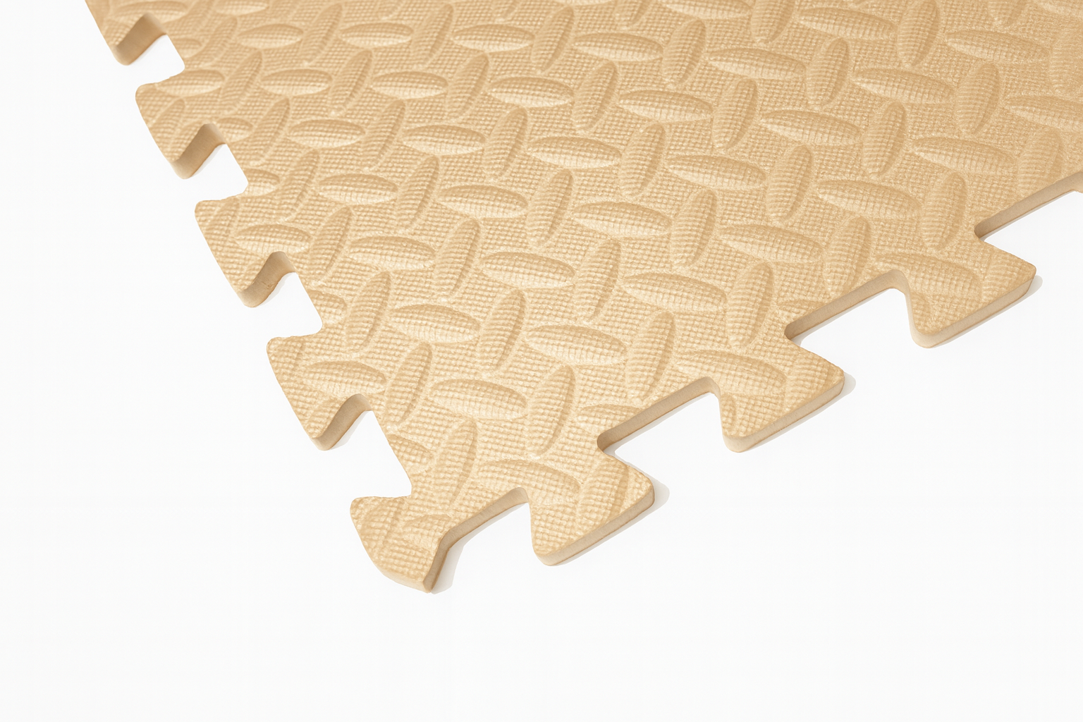 Mocha Cream EVA Interlocking Tile 60cm × 60cm × 1.2cm