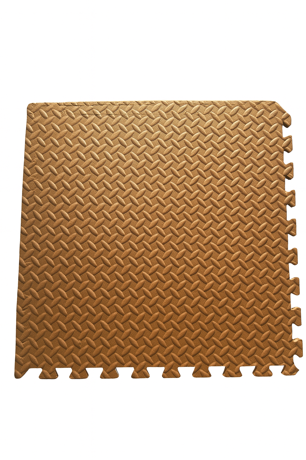 Mocha Cream EVA Interlocking Tile 60cm × 60cm × 1.2cm