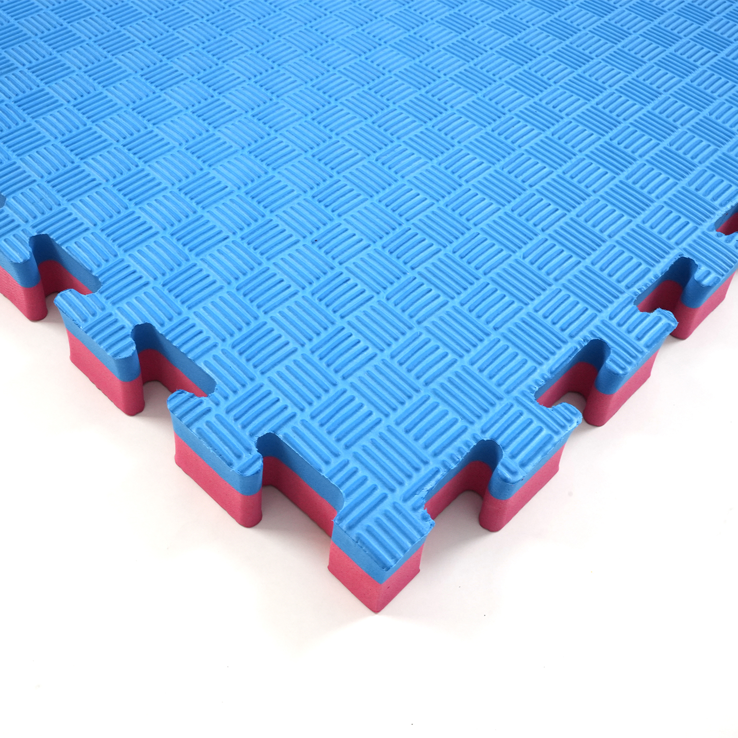 Tatami Blue and Red Extra Large EVA Interlocking Floor Tiles 1 meter * 1 Meter 