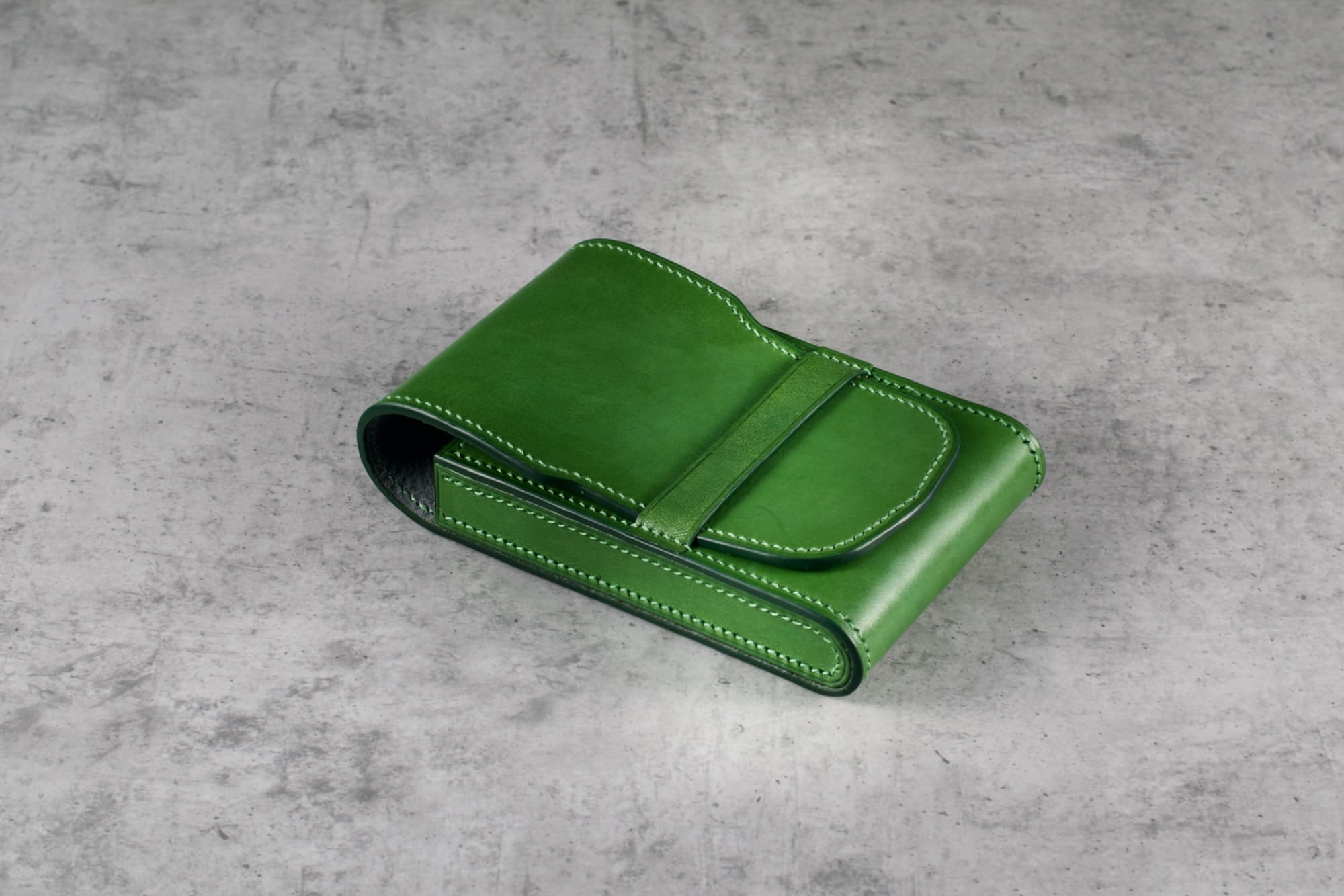 Etui - skóra naturalna - 4 Pióra