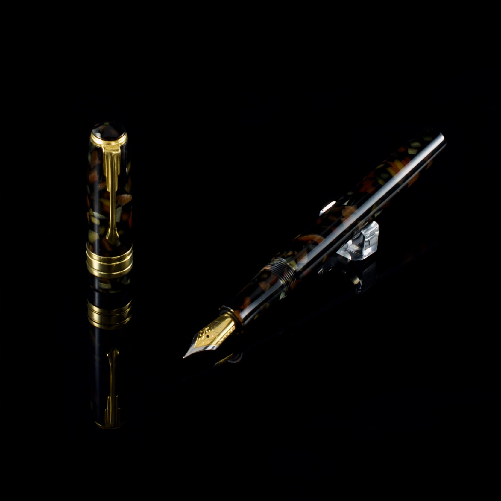 Jewel - żywica - mosiądz