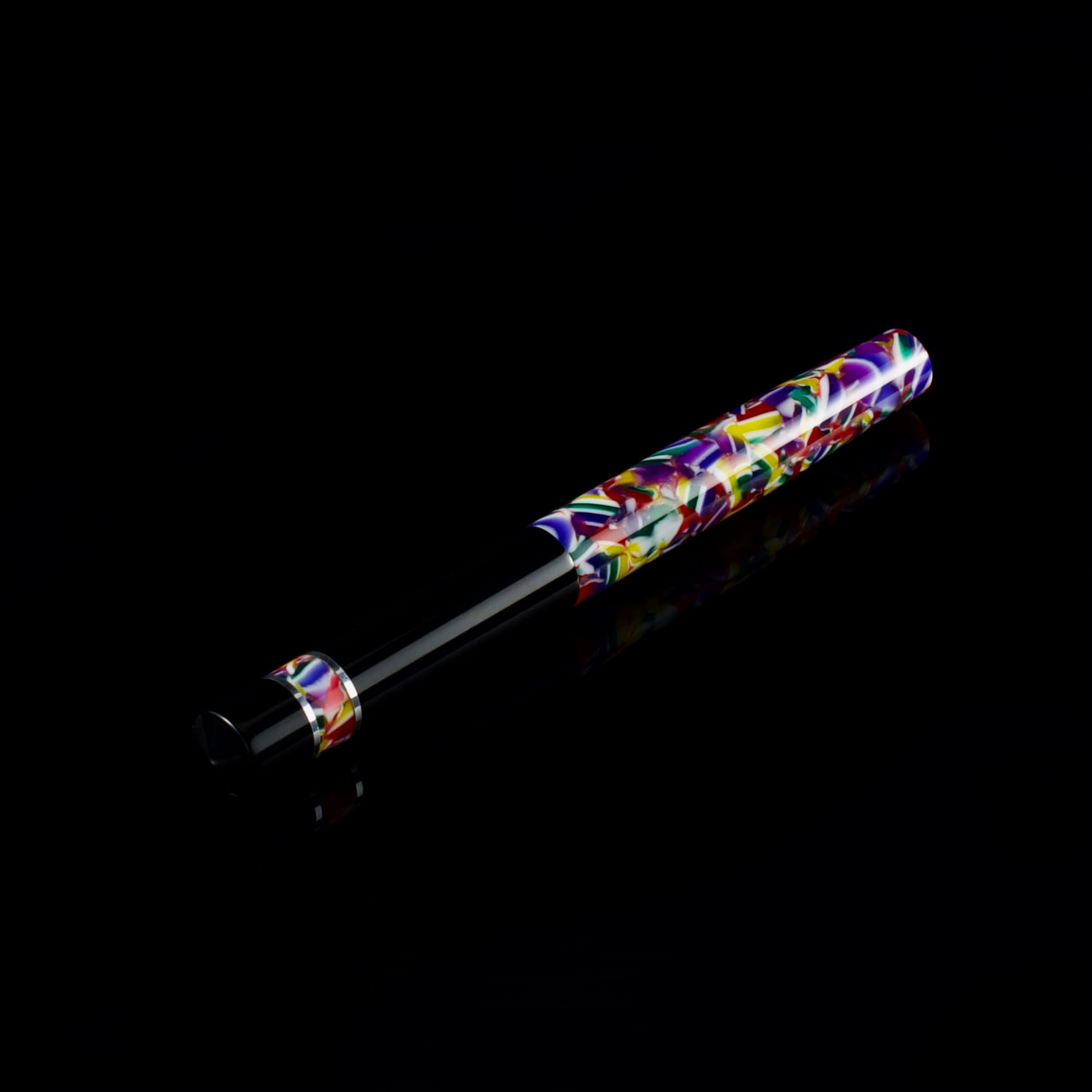 Kontrast - żywica - ebonit - pierścienie