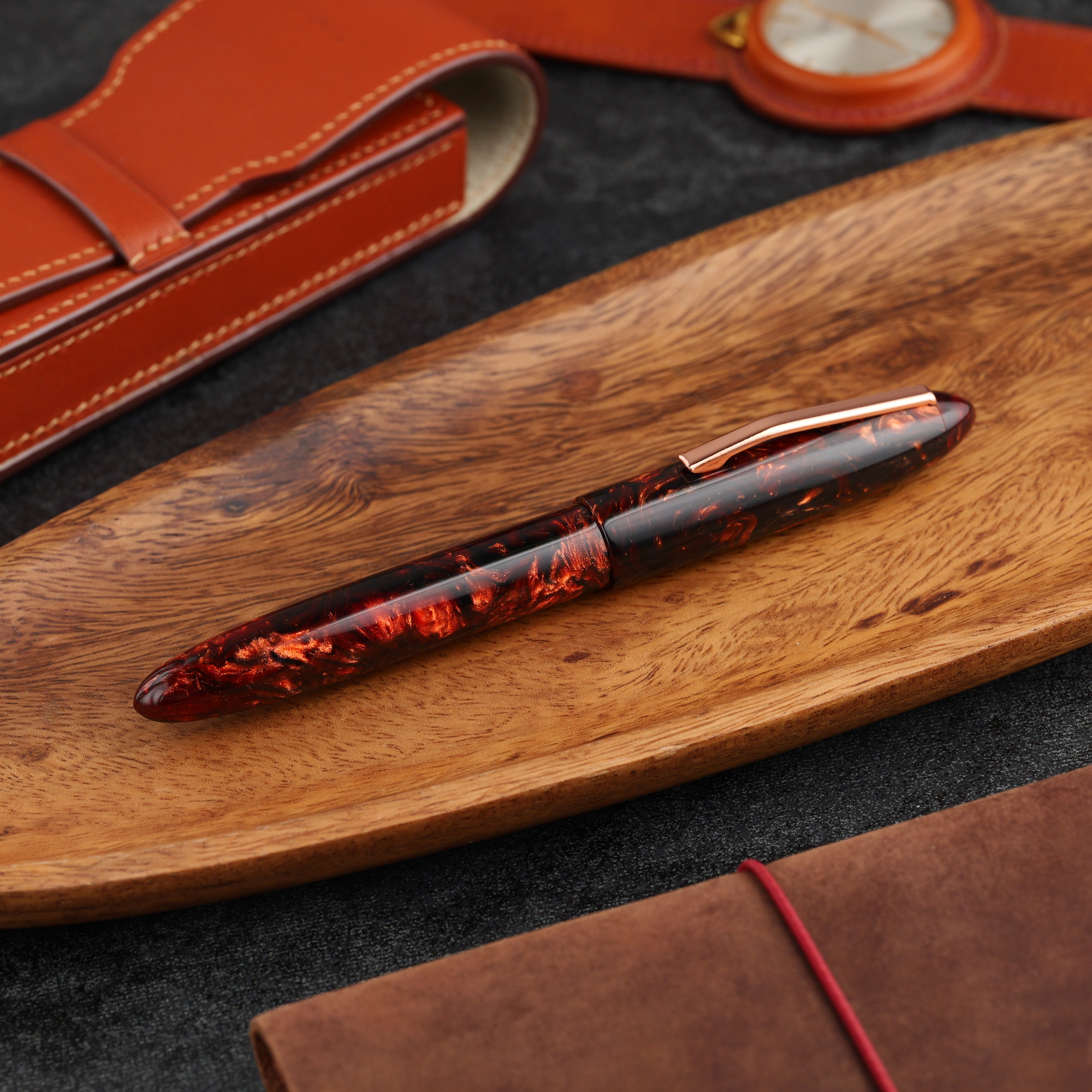 Klasyka - żywica - tytanowa stalówka