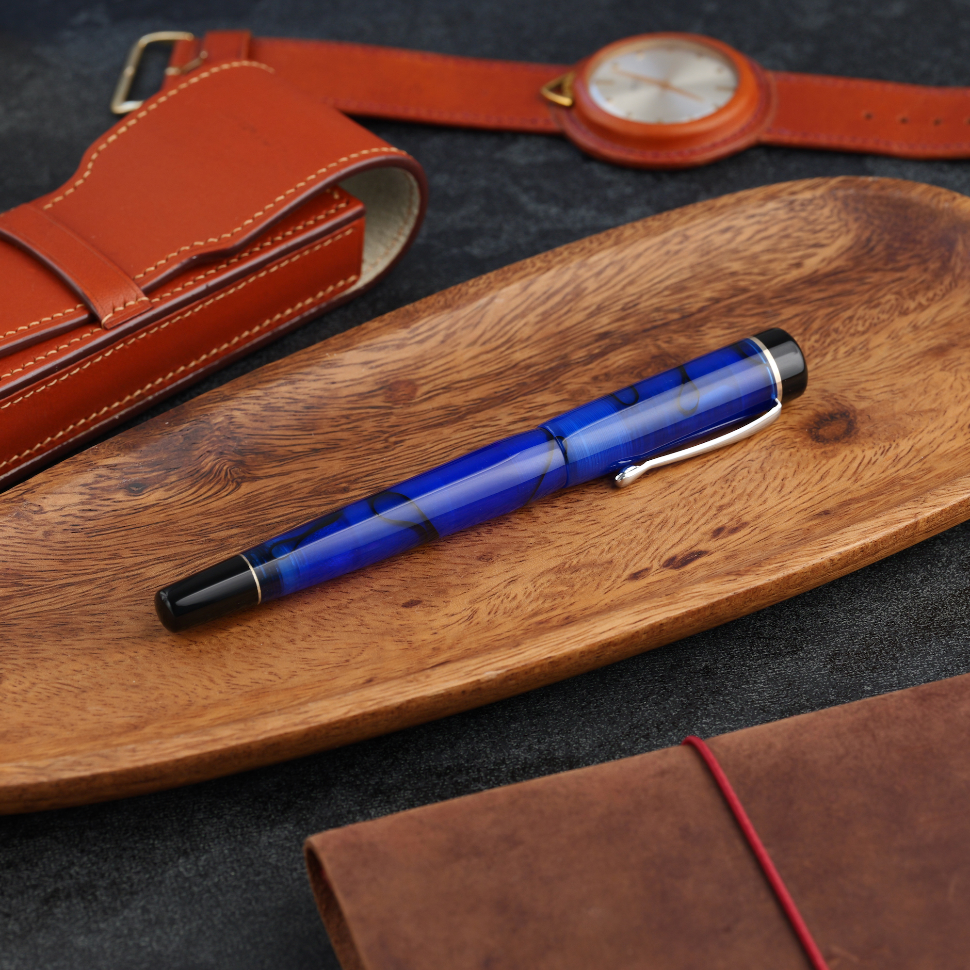 Dome - żywica - srebro