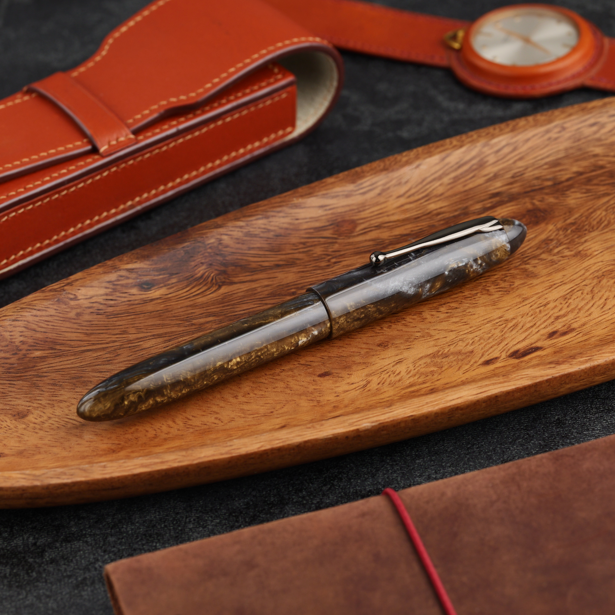 Klasyka - żywica - tytanowa stalówka