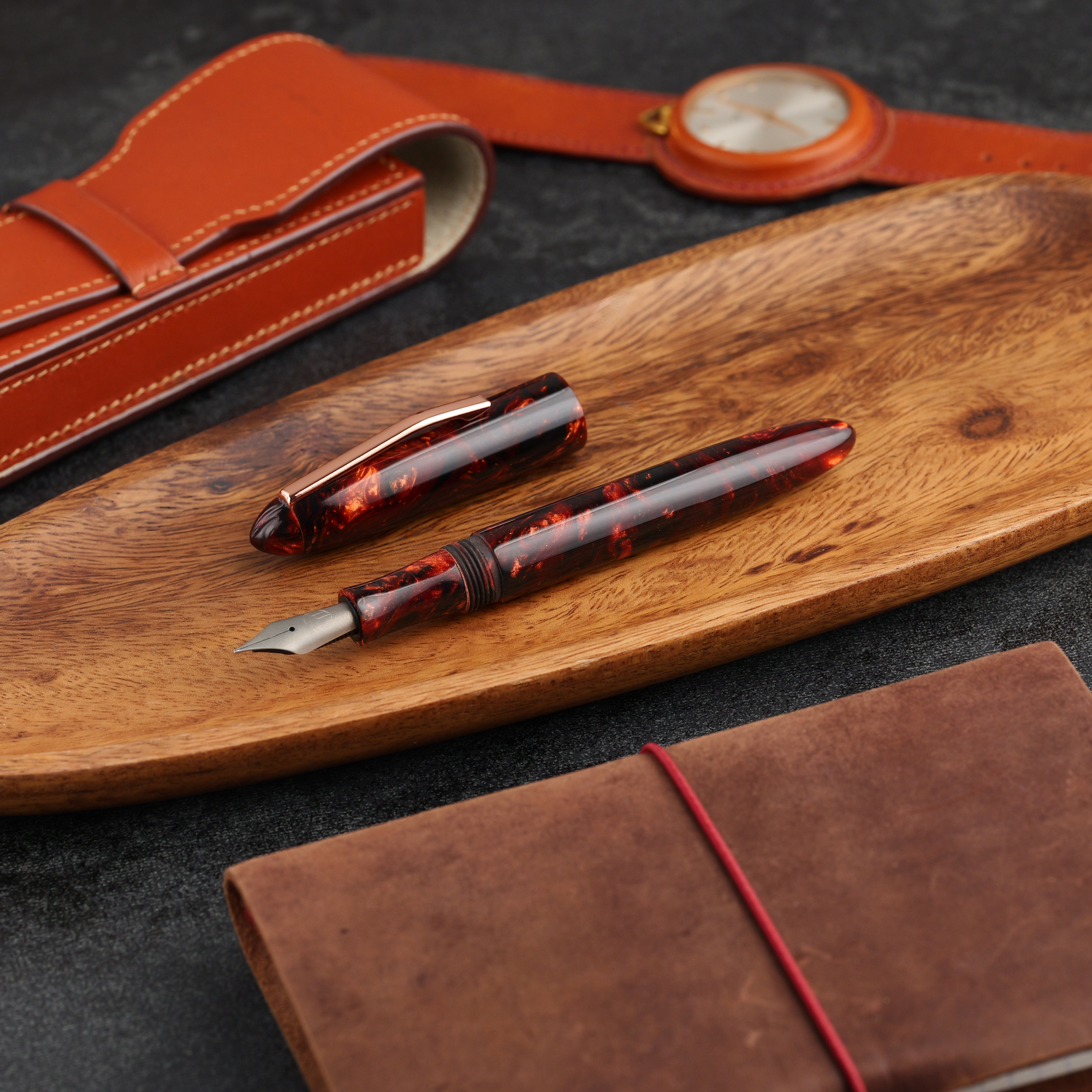 Klasyka - żywica - tytanowa stalówka