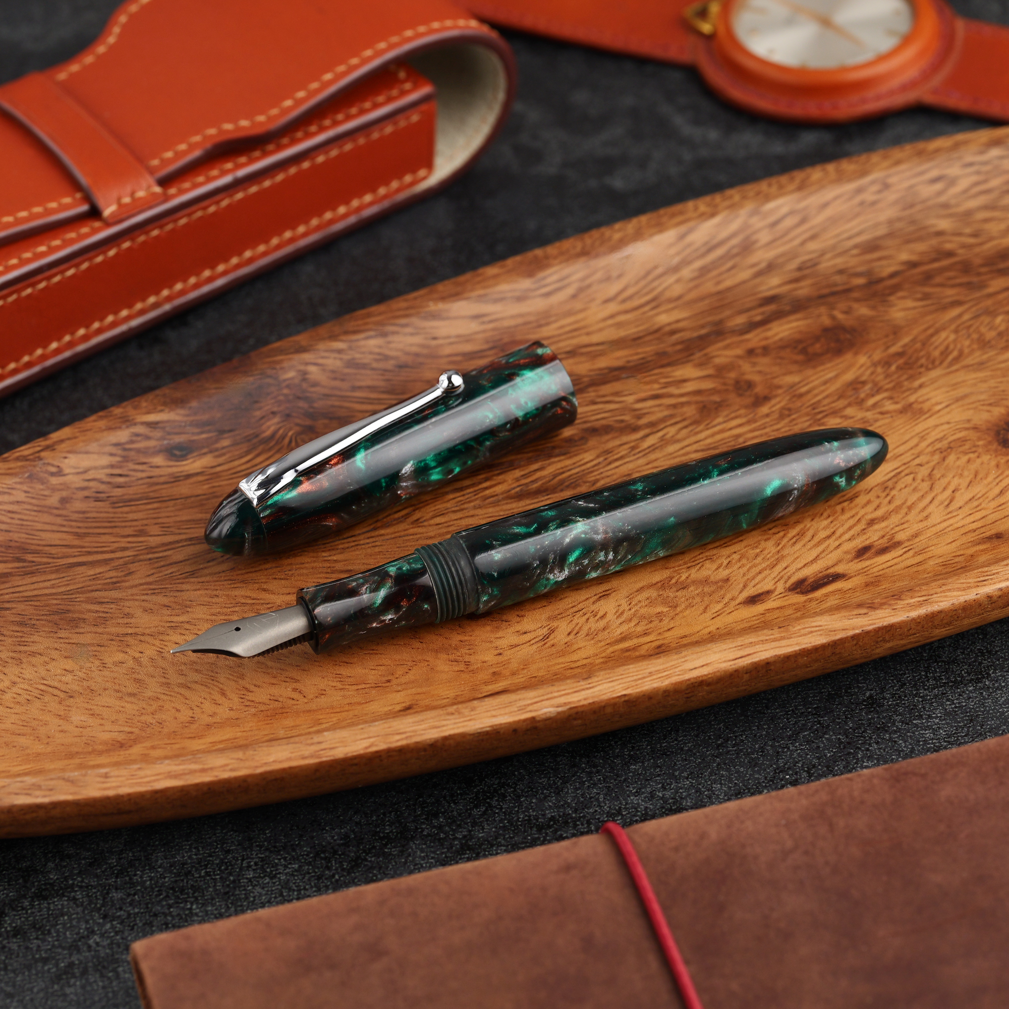 Klasyka - żywica - tytanowa stalówka