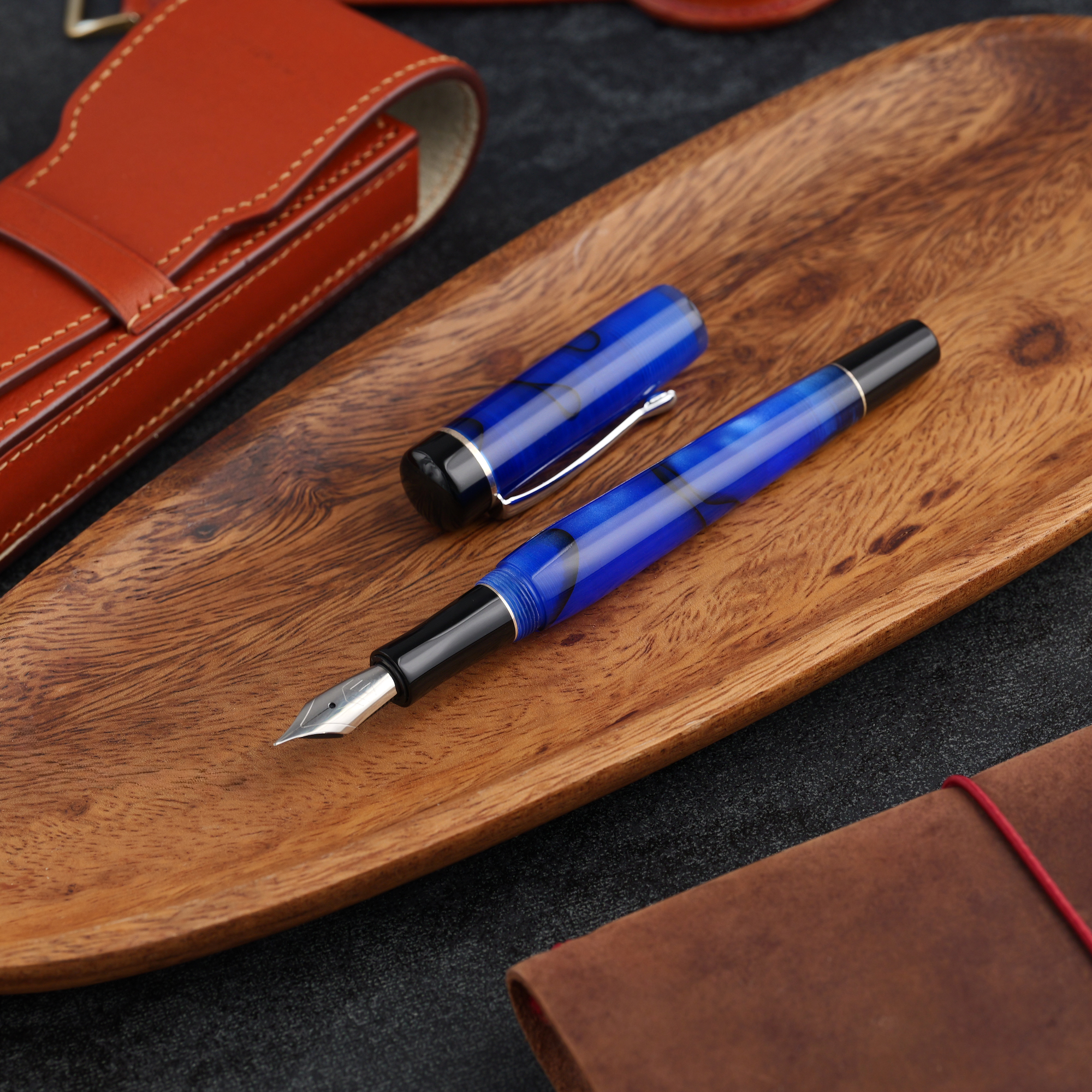 Dome - żywica - srebro