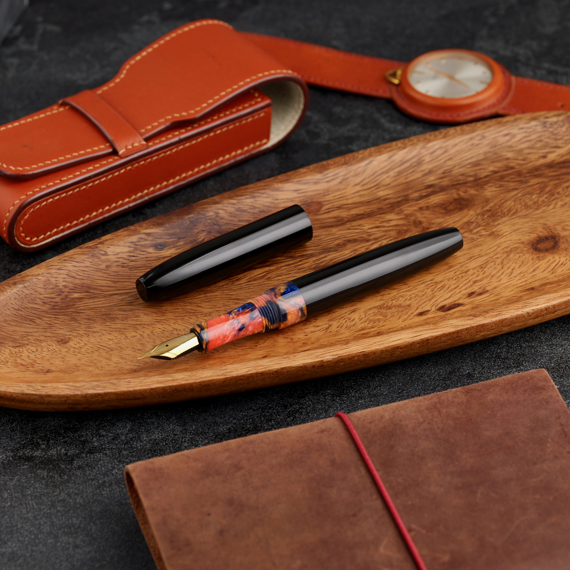 Pasek - żywica - ebonit