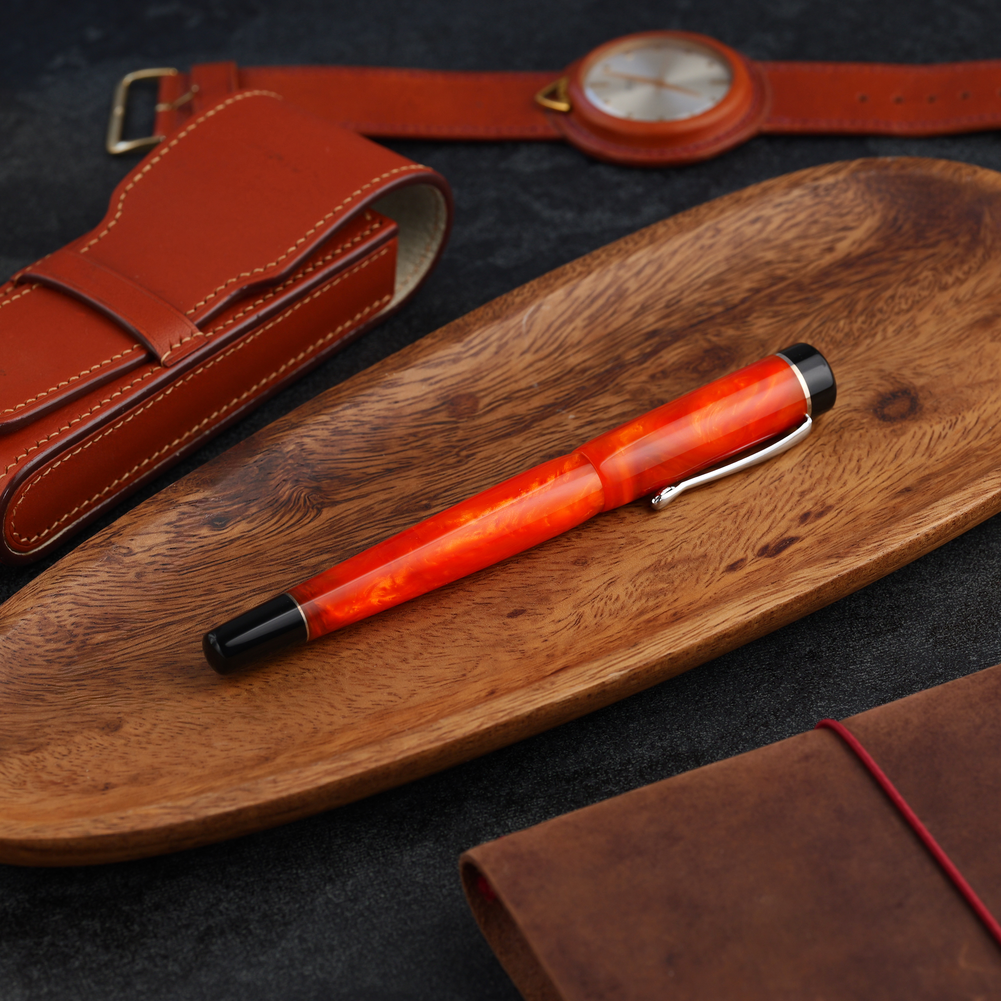 Dome - żywica - srebro