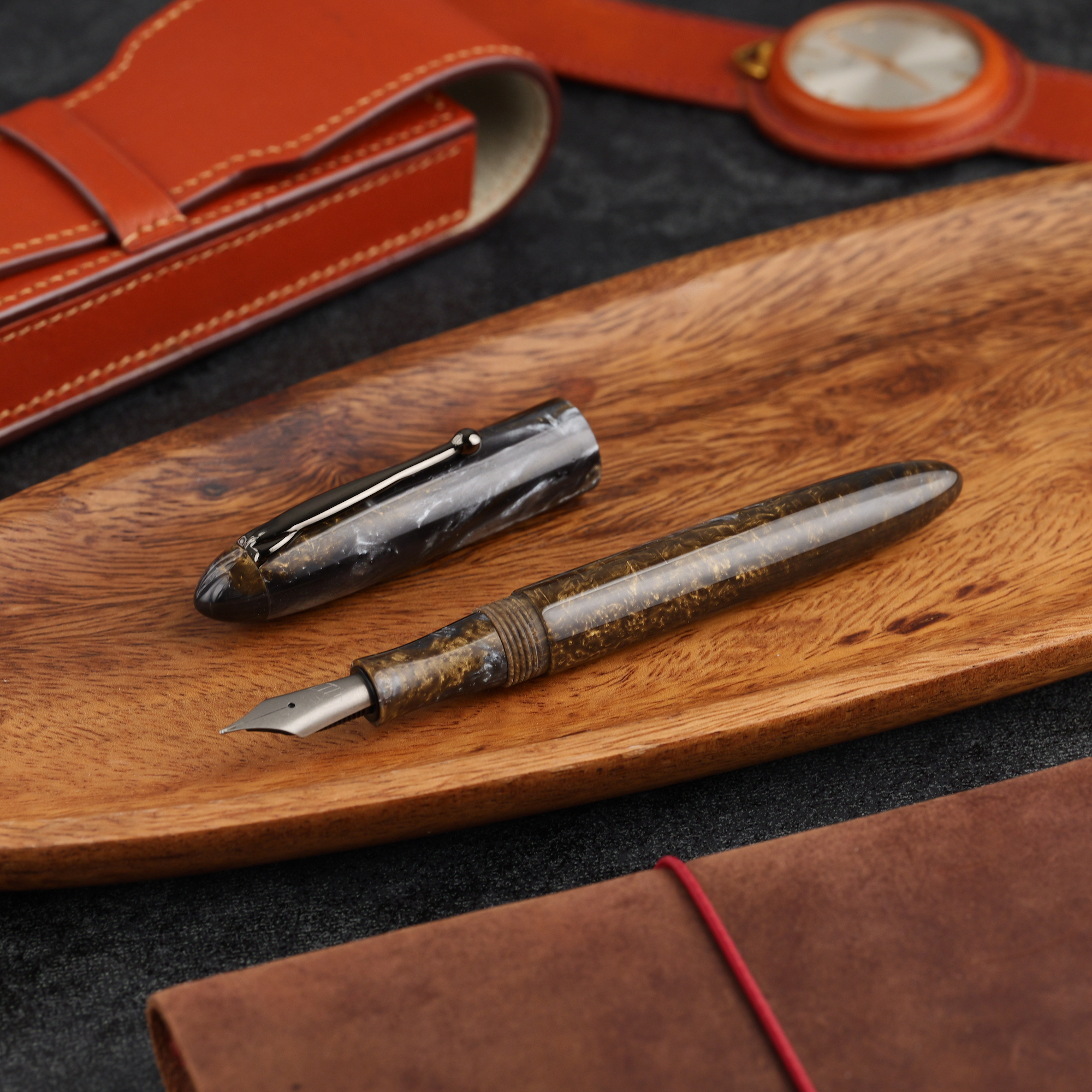 Klasyka - żywica - tytanowa stalówka