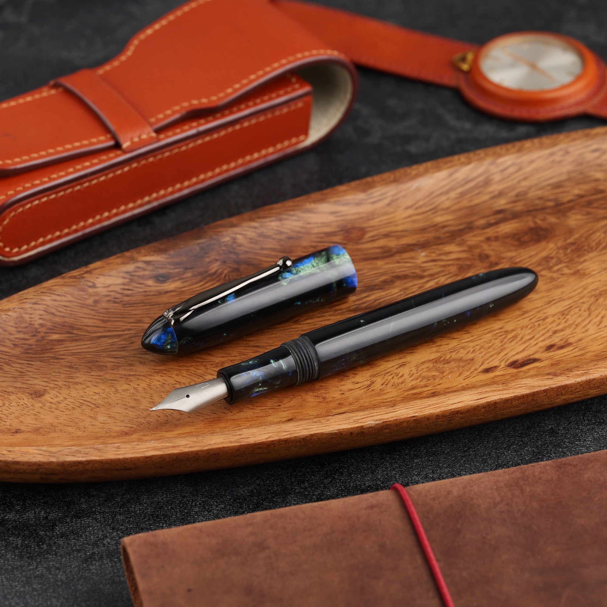 Klasyka - żywica - tytanowa stalówka