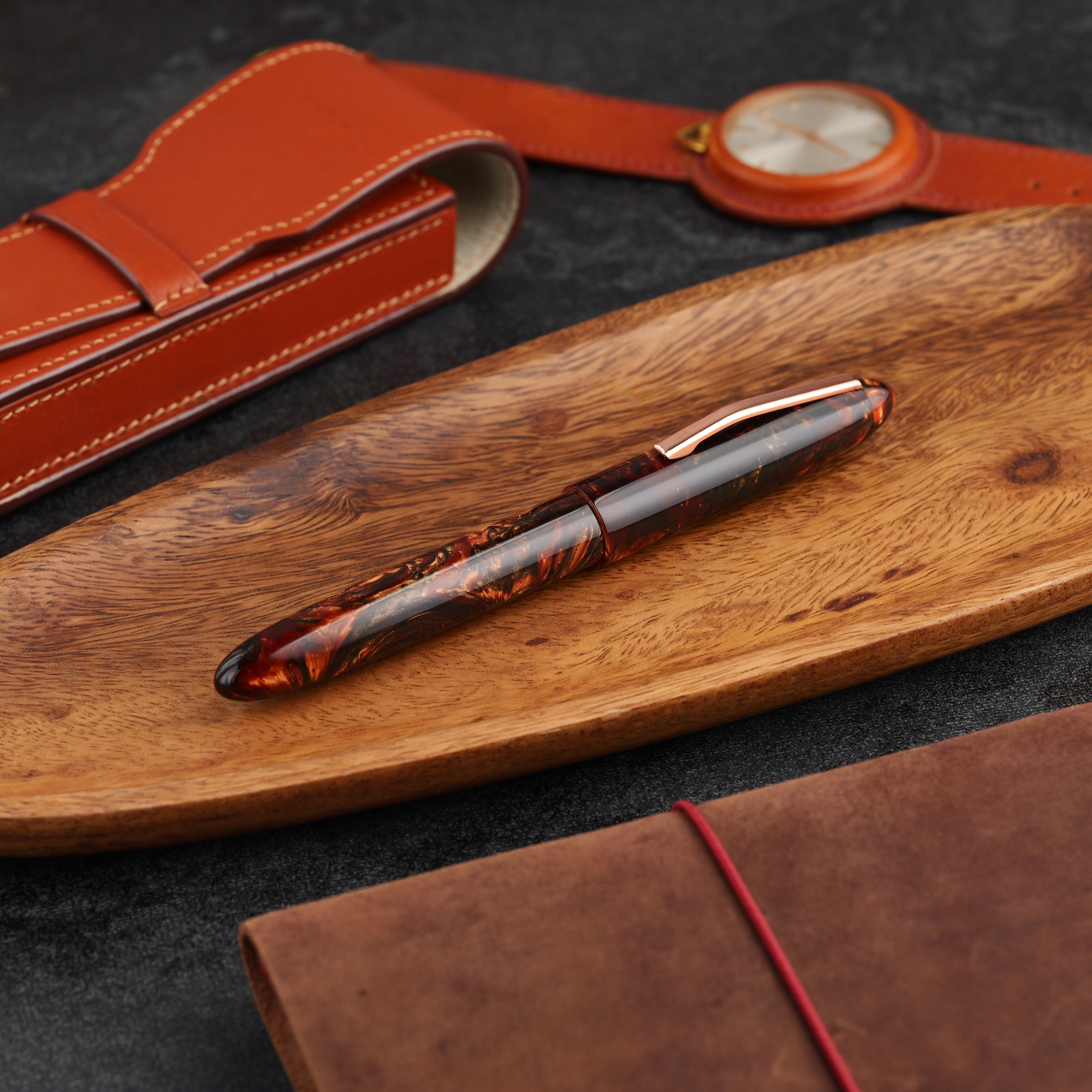 Klasyka - żywica - tytanowa stalówka