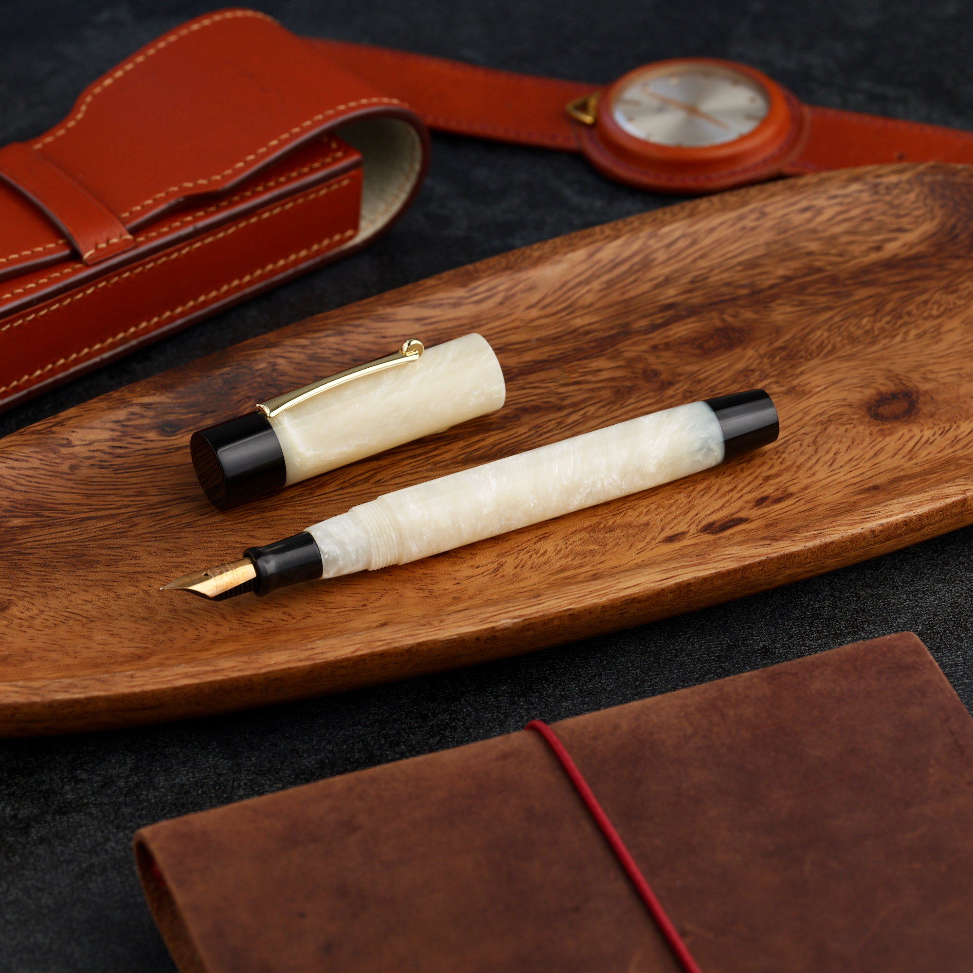 Uniwersum - złota stalówka Sheaffer - żywica