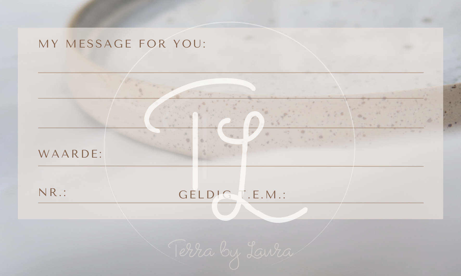 GIFT VOUCHER (komen ophalen)