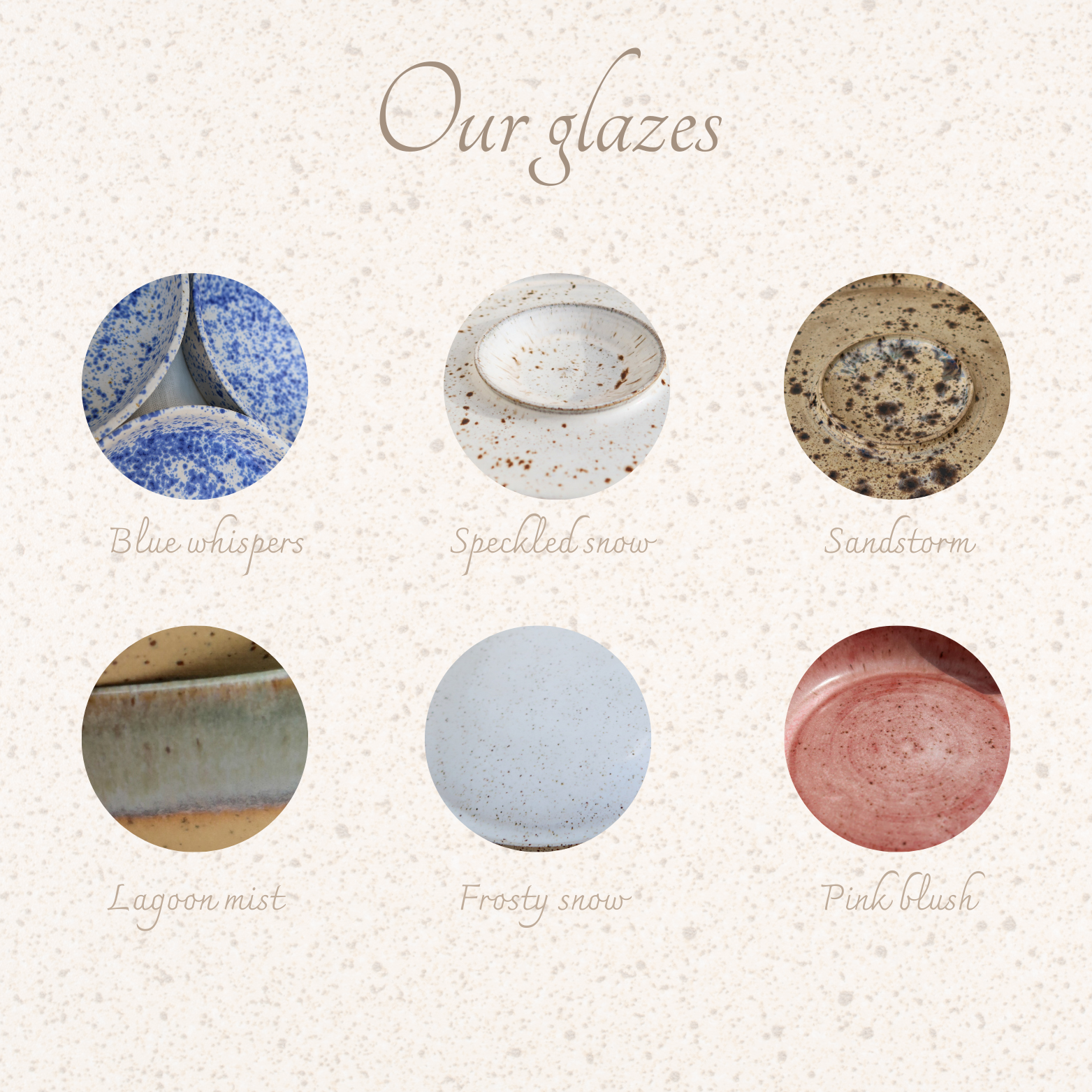 Keramiek bordenset medium dinerborden