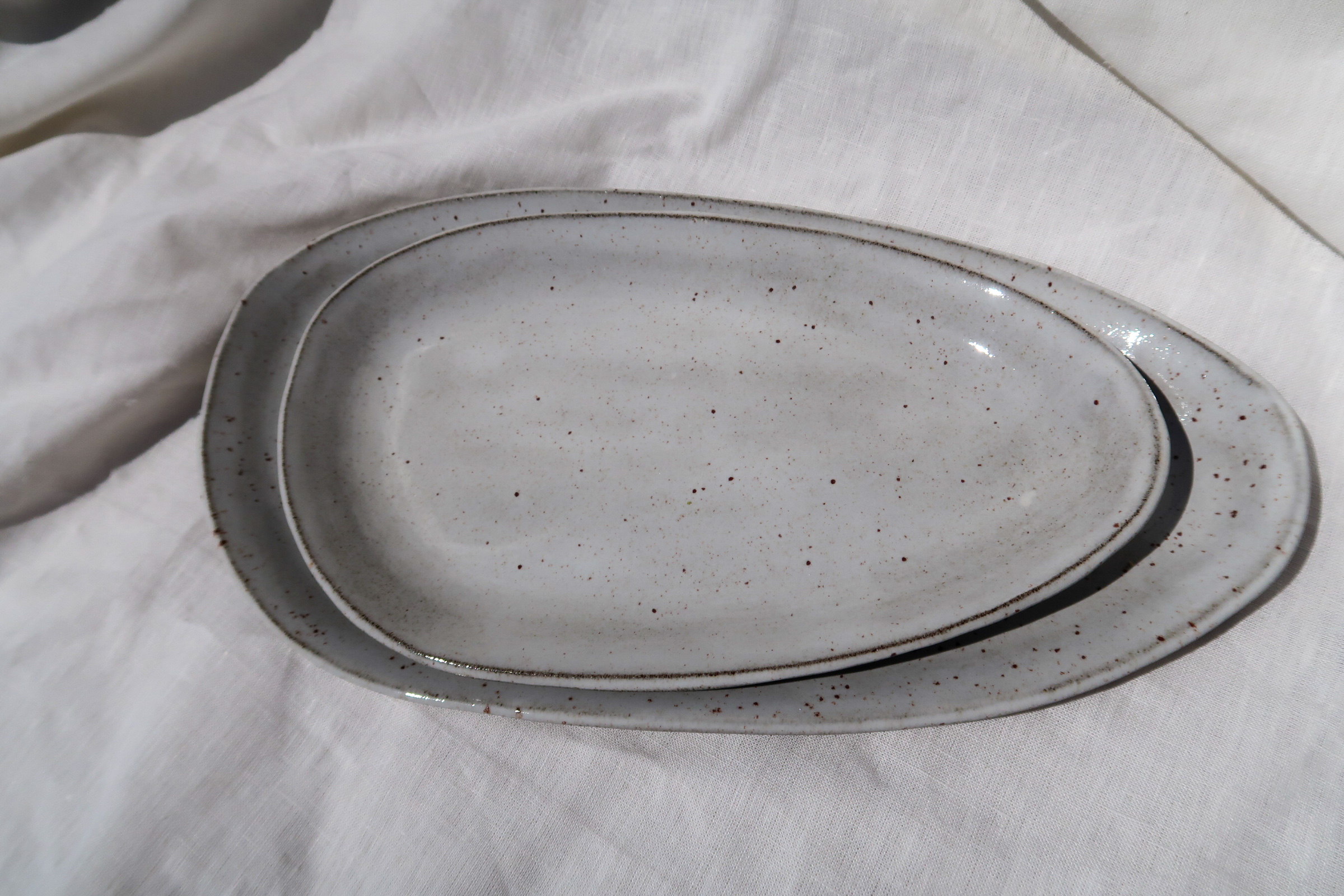 Duo schalen grey white