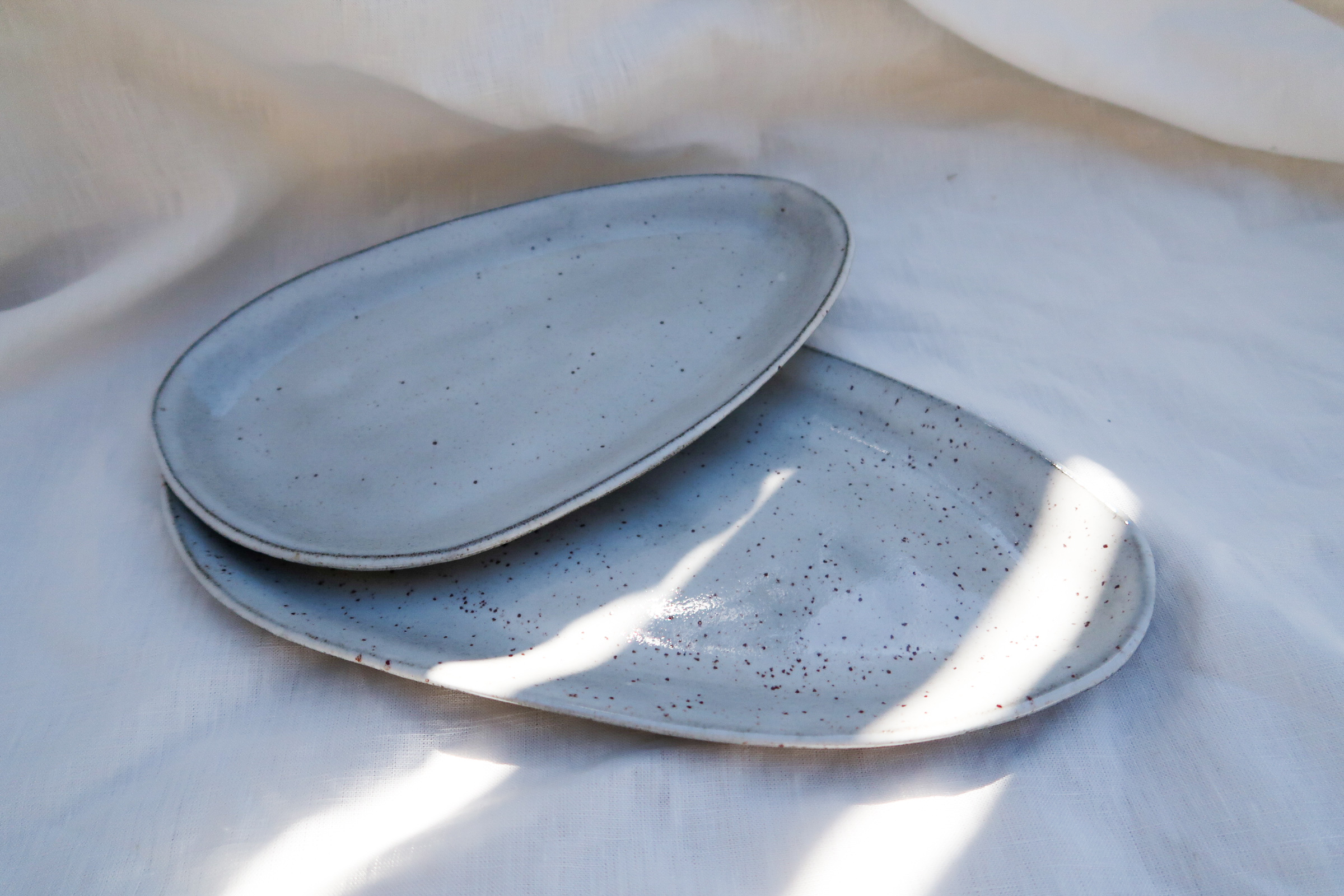 Duo schalen grey white