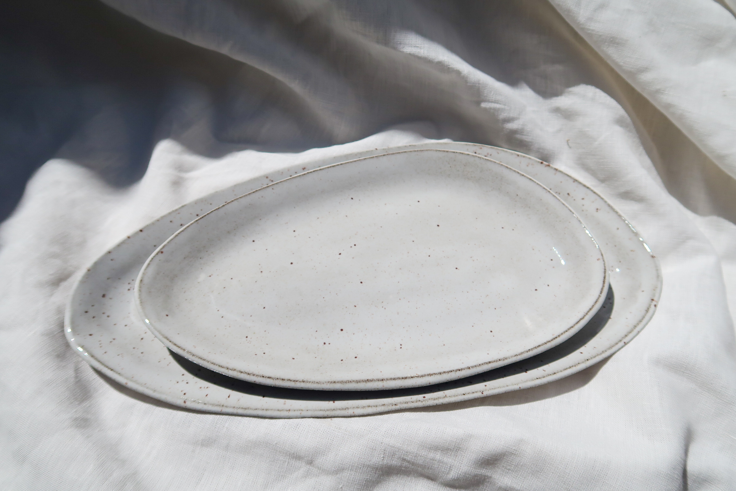 Duo schalen grey white