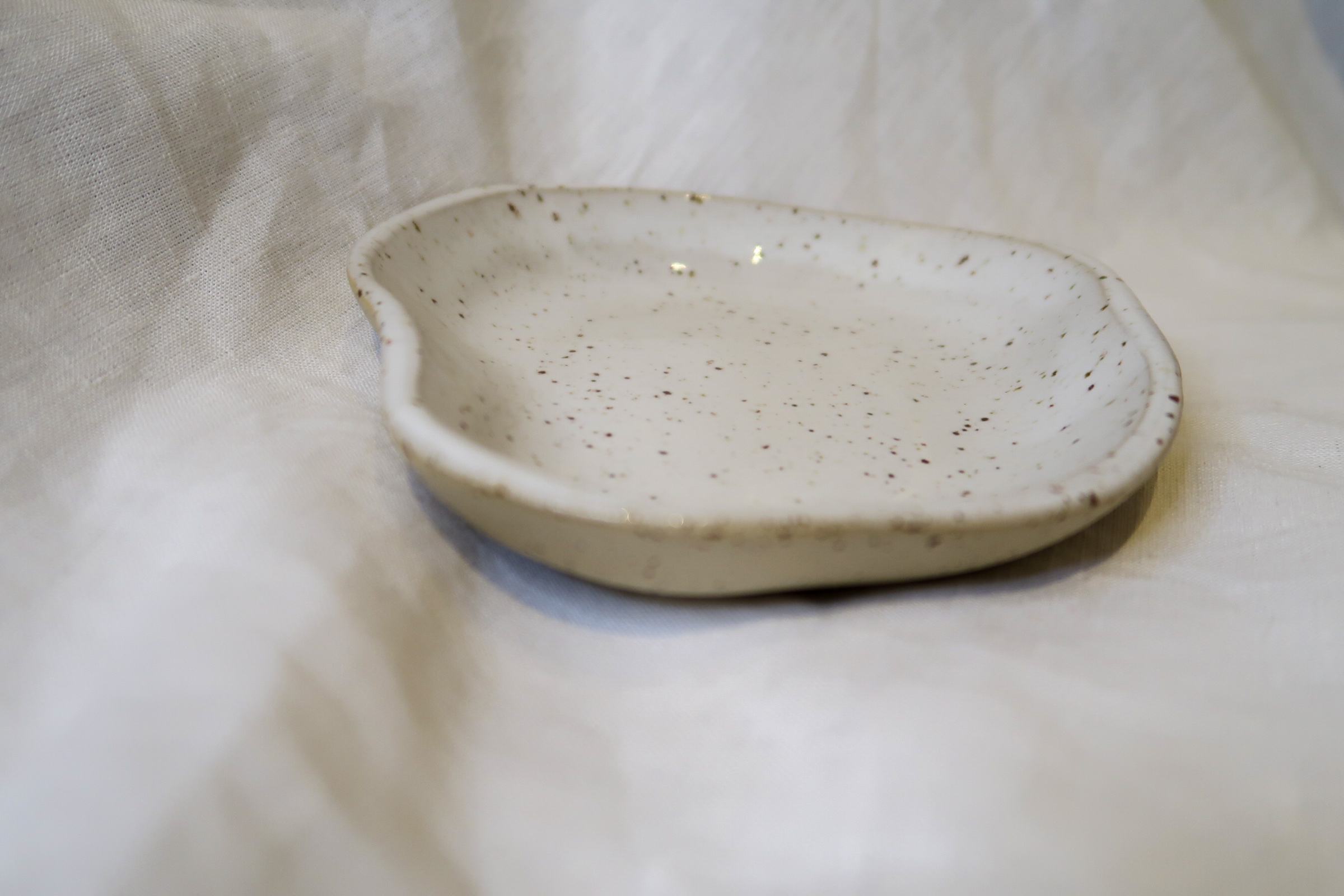 organisch schaaltje 'frosty snow'