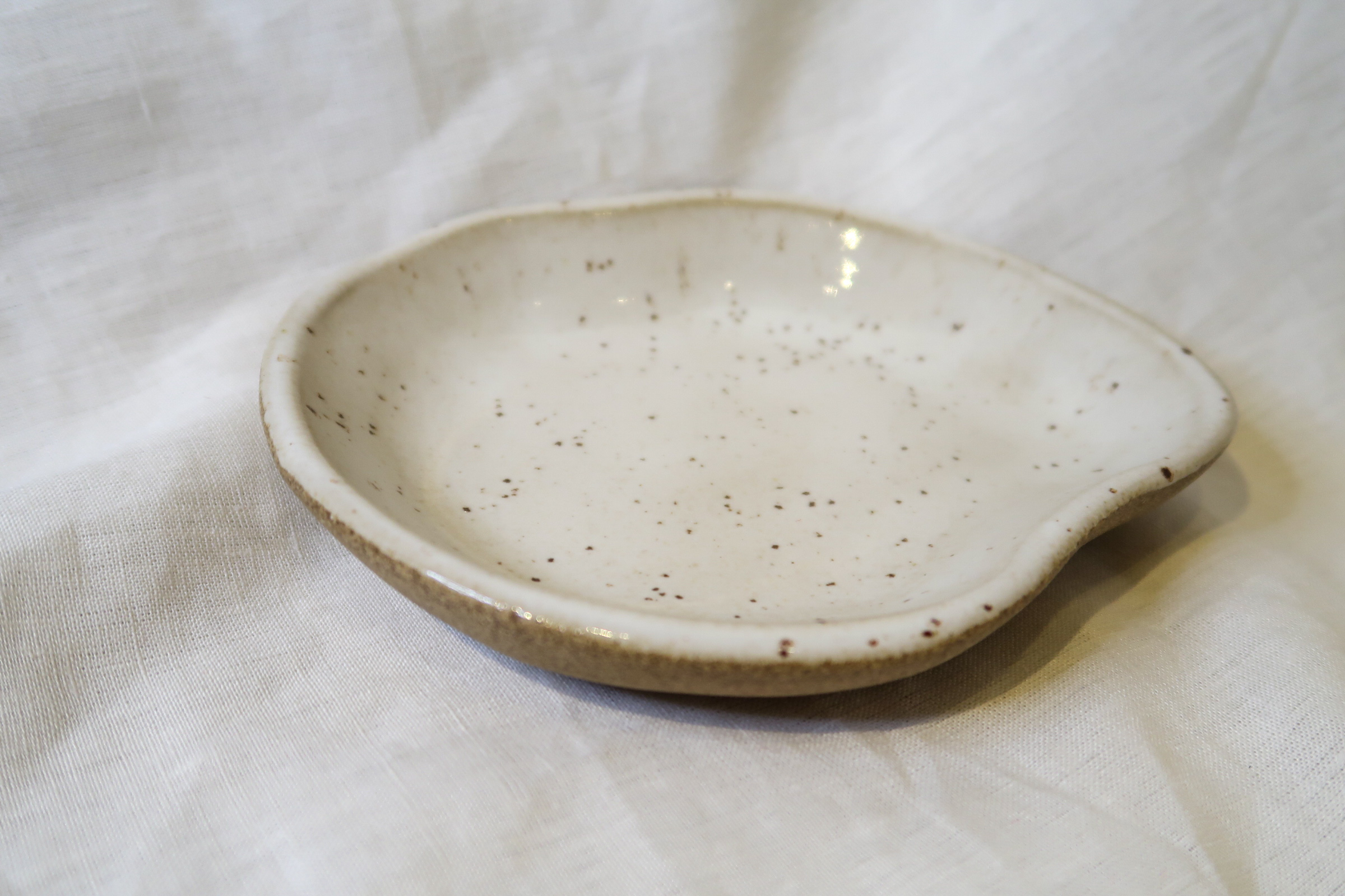 Organisch schaaltje 'frosty snow'