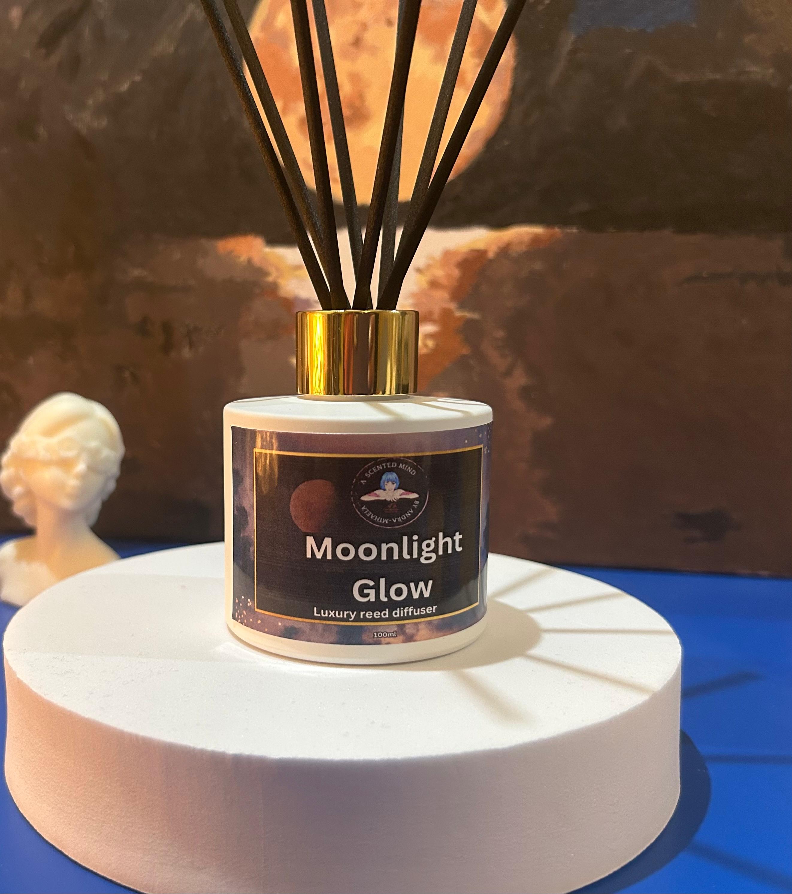 Odorizant de cameră cu bețișoare Moonlight Glow, 100 ml