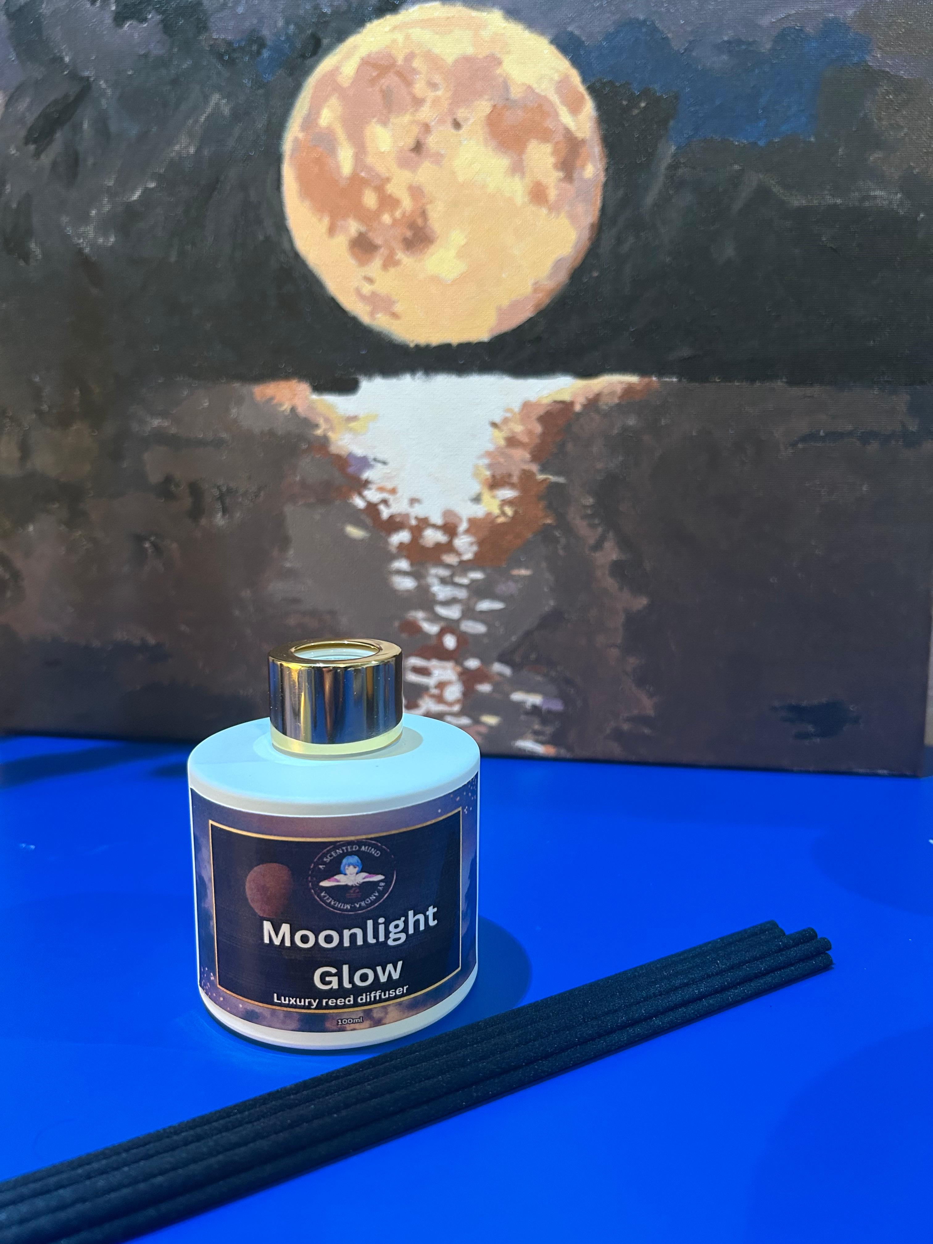 Odorizant de cameră cu bețișoare Moonlight Glow, 100 ml