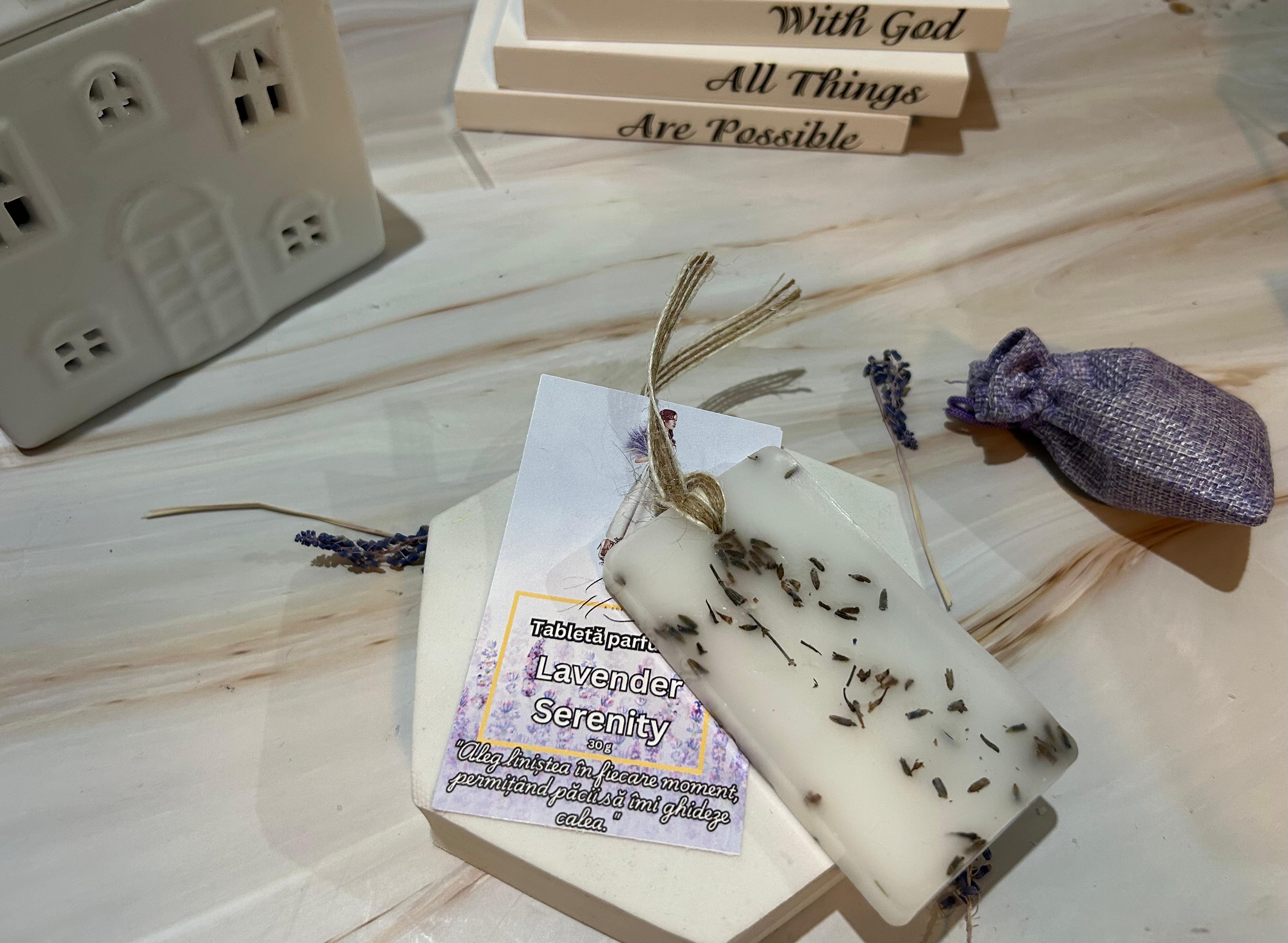 Tabletă parfumată Lavender Dreams - lavanda, patchouli,vanilie 30g