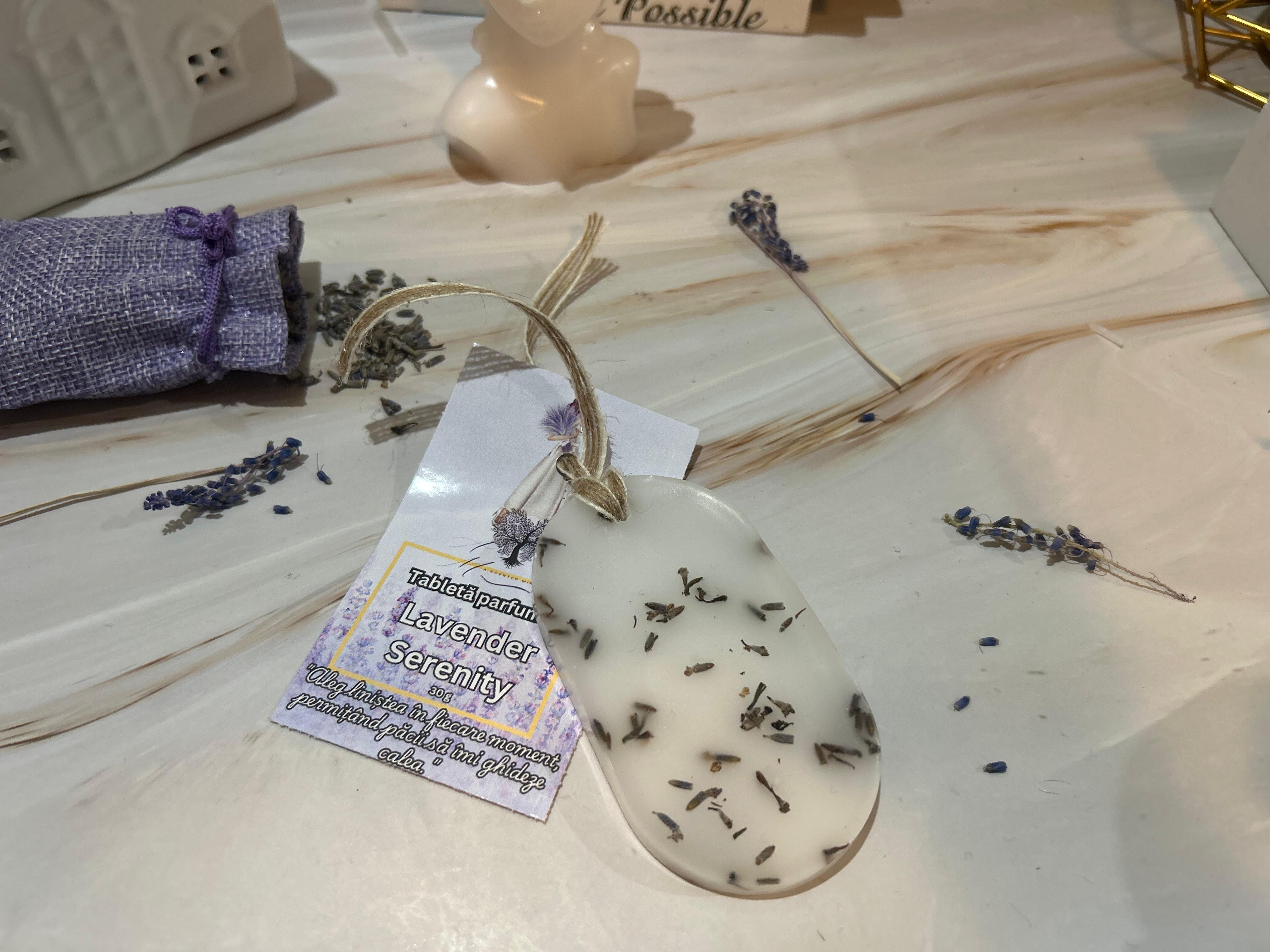 Tabletă parfumată Lavender Dreams - lavanda, patchouli,vanilie 30g