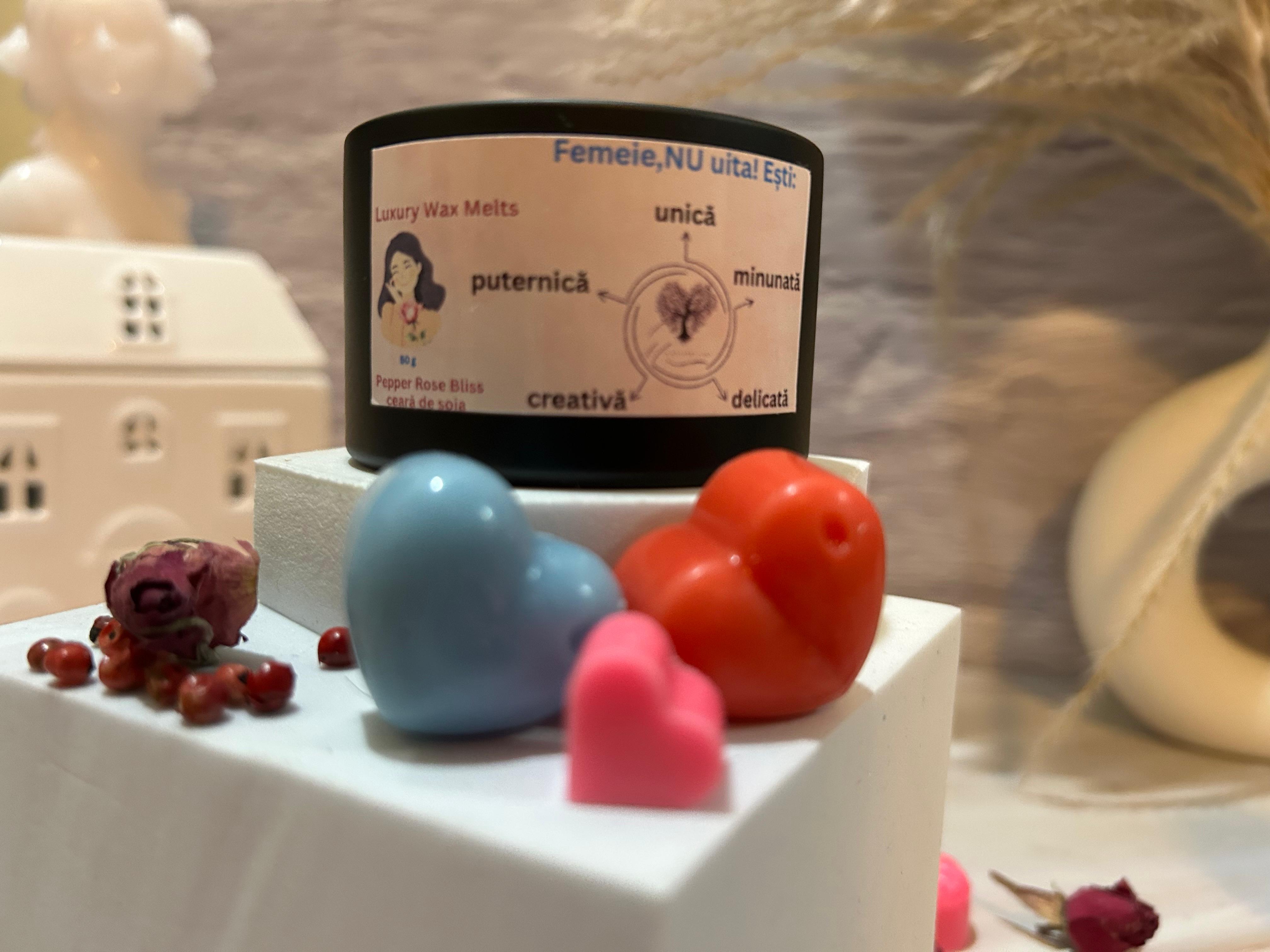 Luxury Wax Melts Pepper Rose Bliss