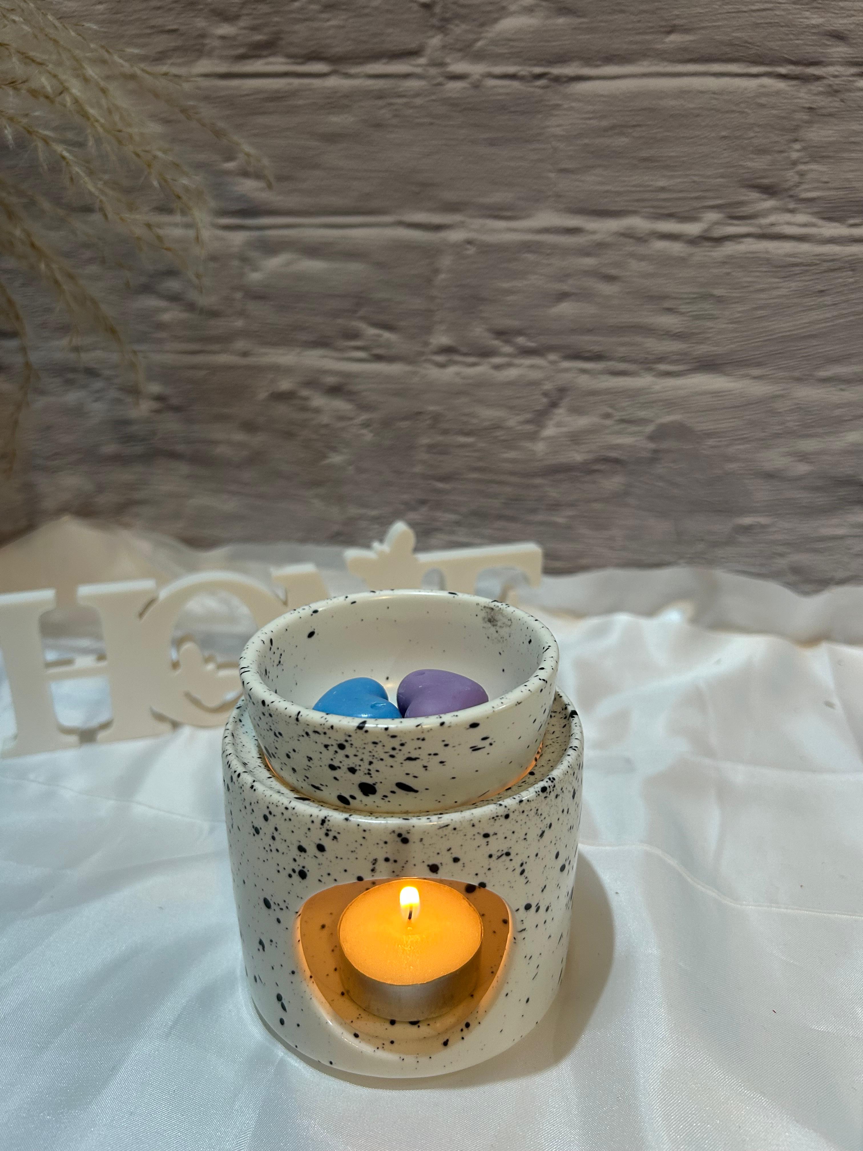 Difuzor de aromaterapie Spotted Ceramic (Wax Melts Burner) 