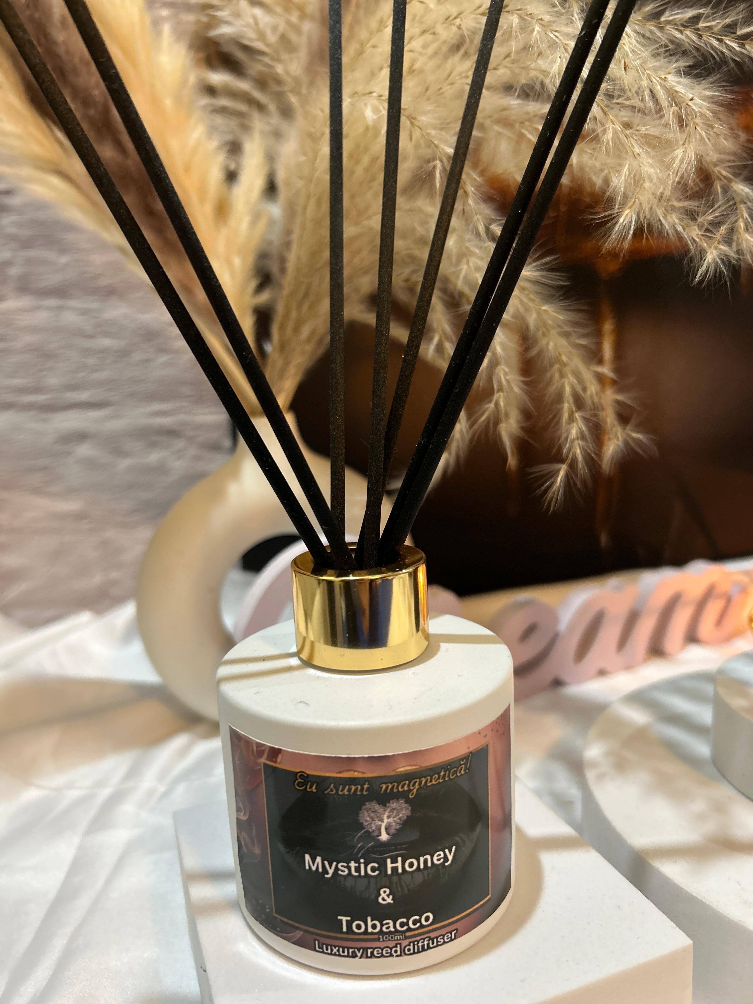 Odorizant de cameră cu bețișoare,Mystic Honey & Tobacco, 100 ml