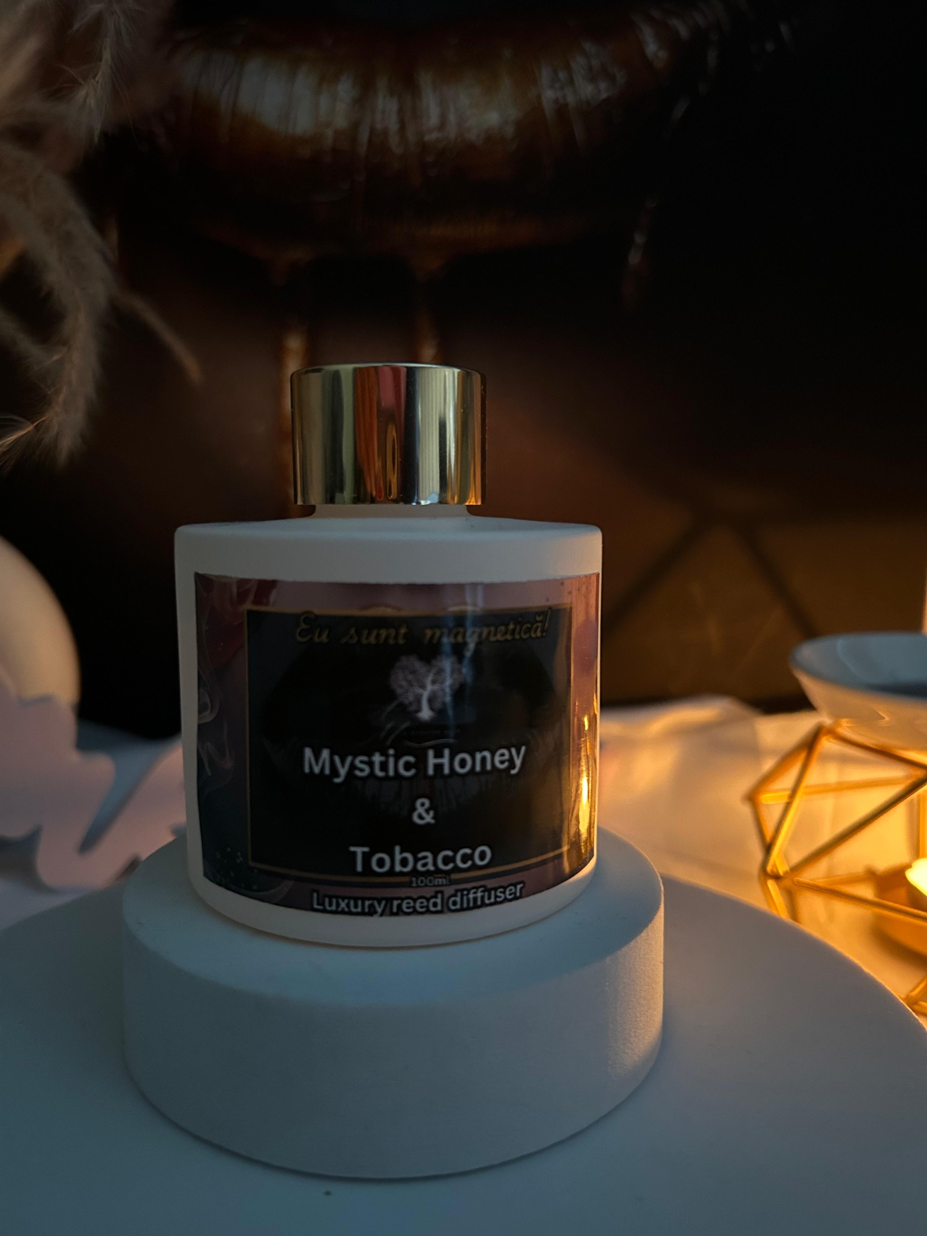 Odorizant de cameră cu bețișoare,Mystic Honey & Tobacco, 100 ml