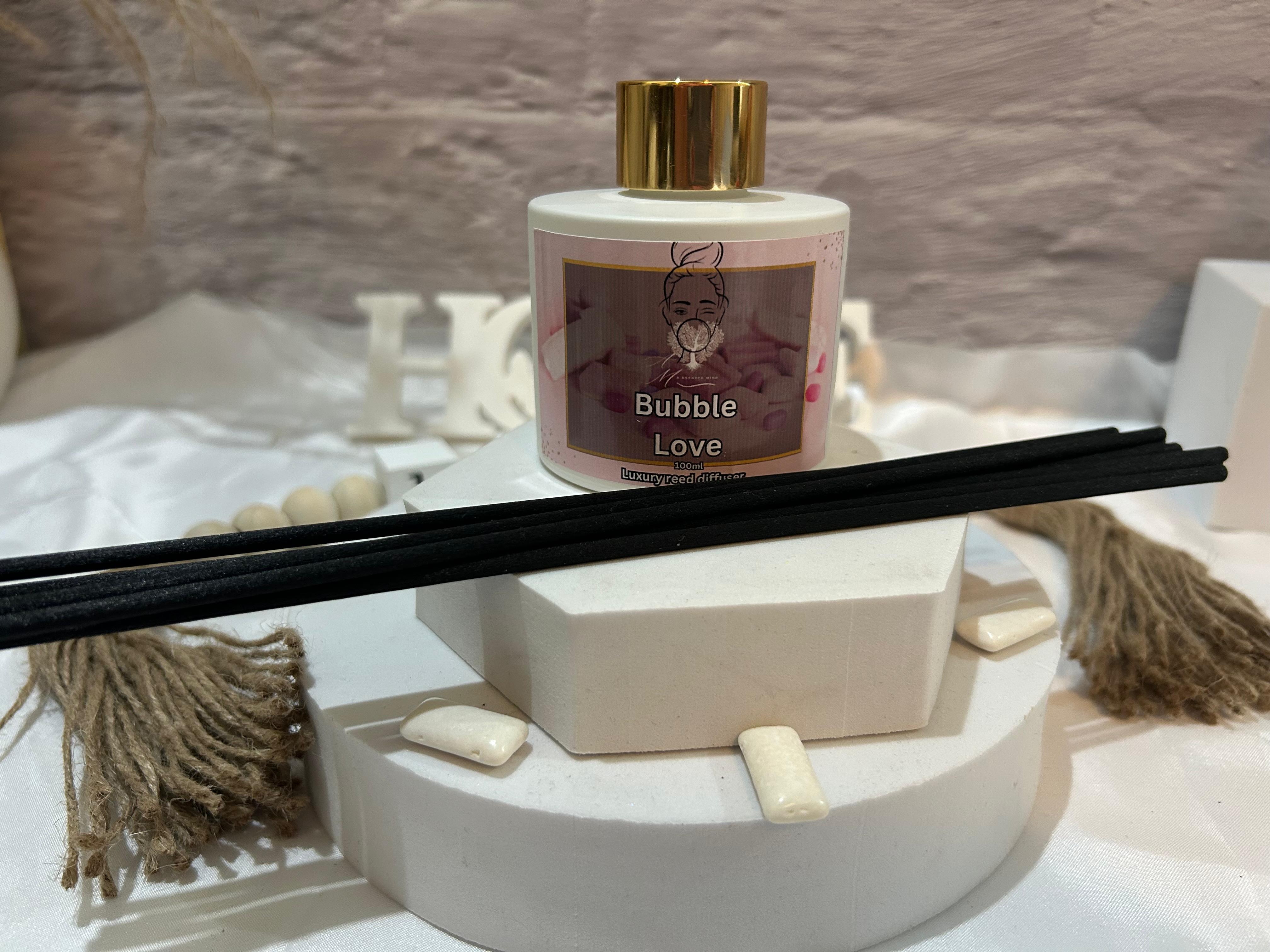 Odorizant de cameră cu bețișoare,Bubble Love, 100 ml