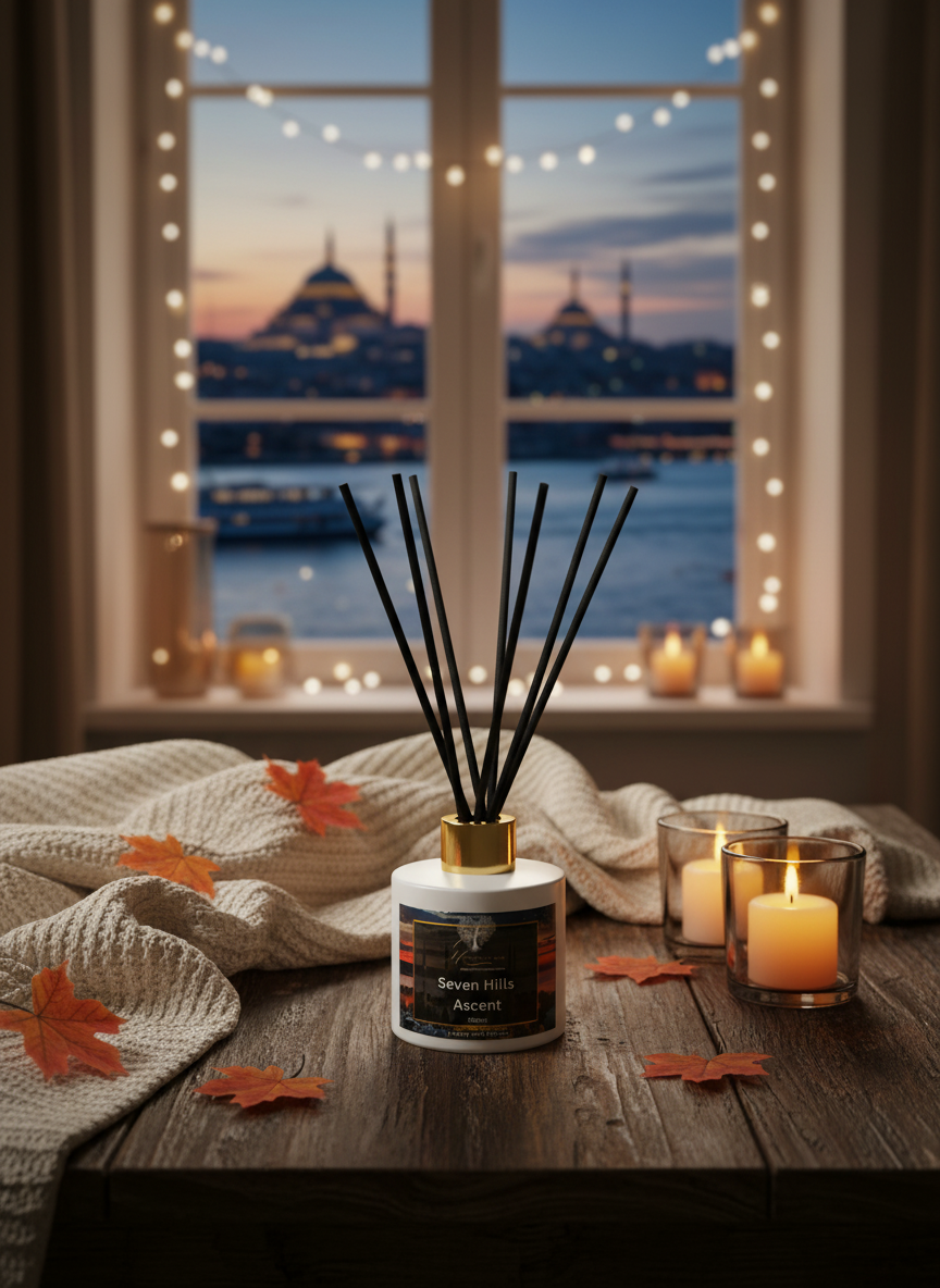 Odorizant de cameră cu bețișoare,Seven Hills Ascent, 100 ml