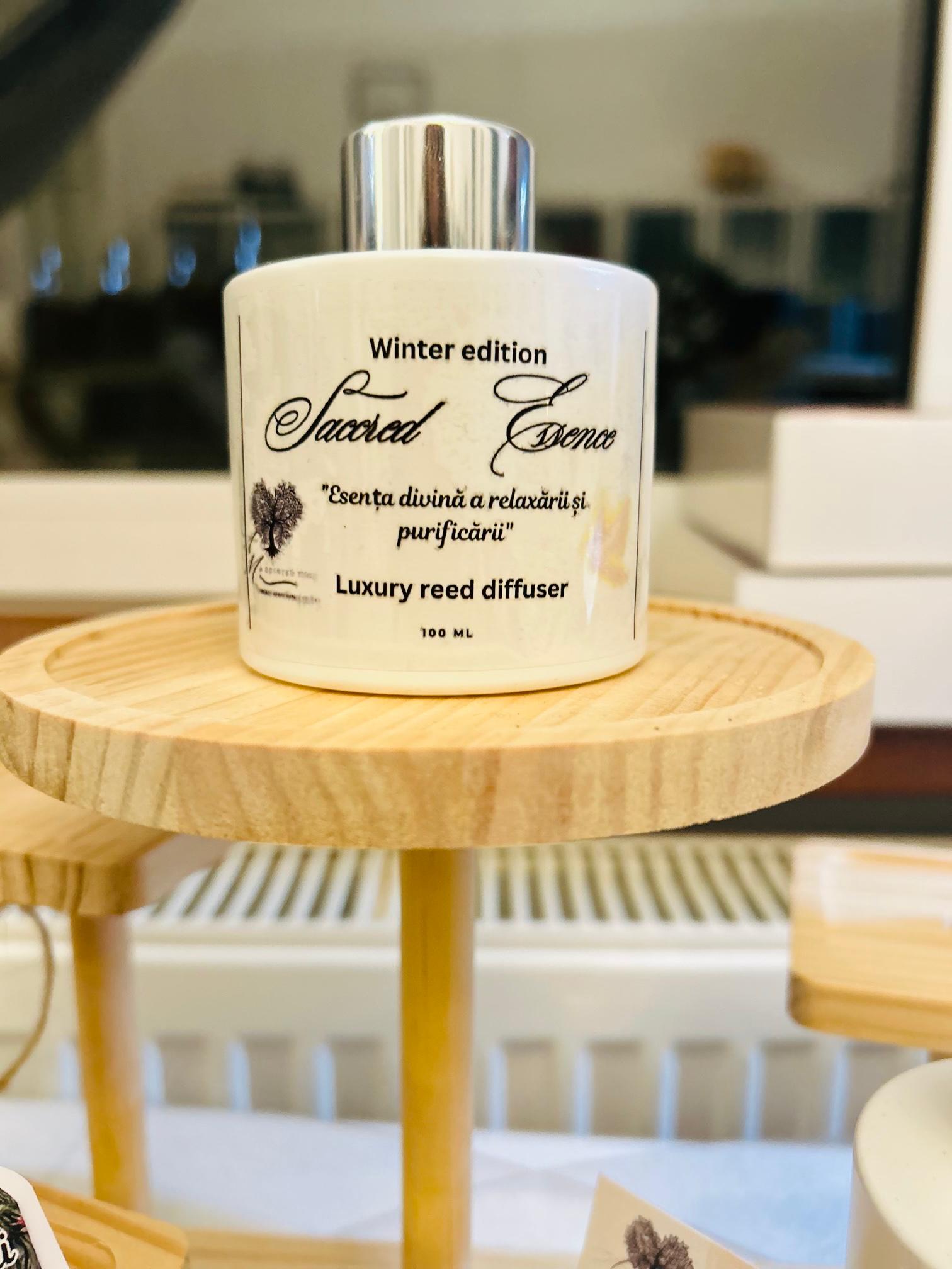 Odorizant de cameră cu bețișoare,Sacred Essence, 100 ml