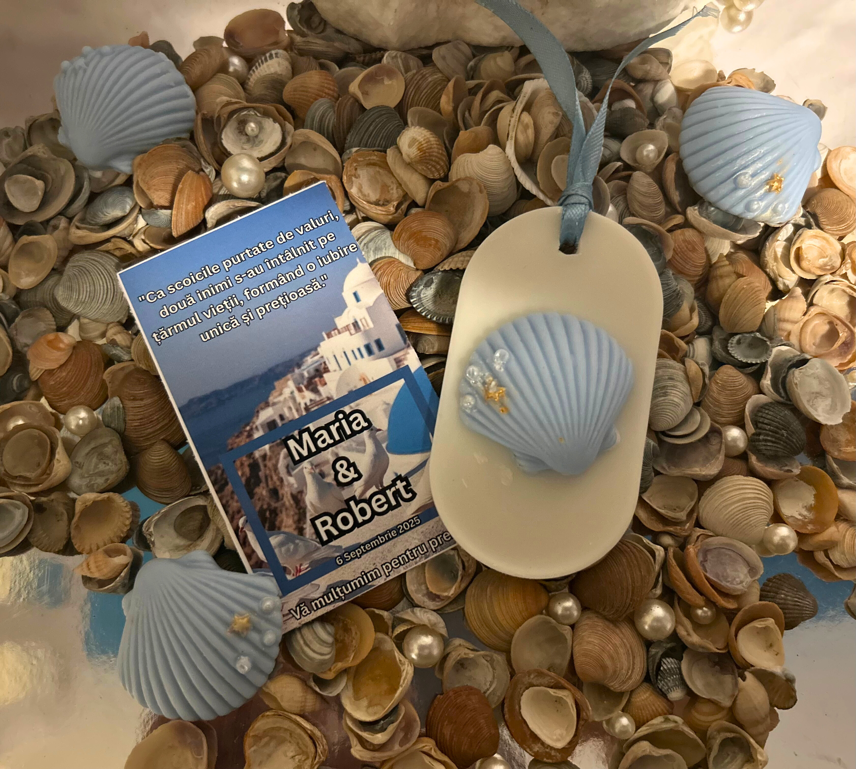 Marturii nunta Tabletă parfumată - Santorini Breeze- 40 g 