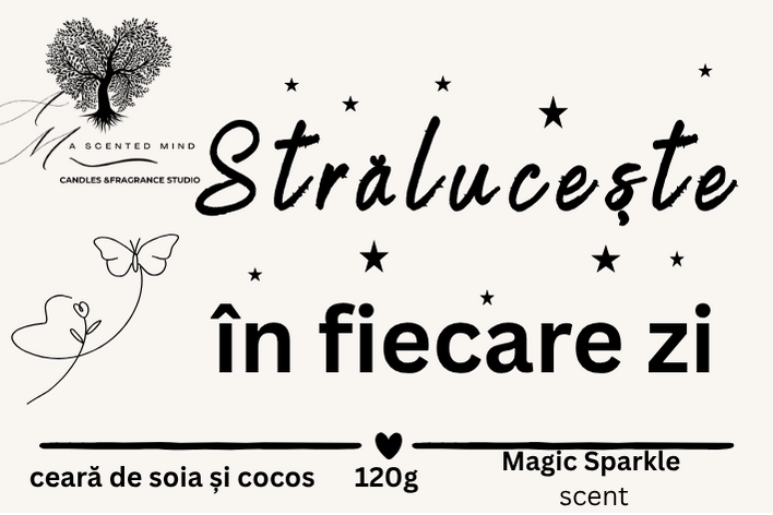 Lumânare pentru suflet-Strălucește în fiecare zi -120 g 
