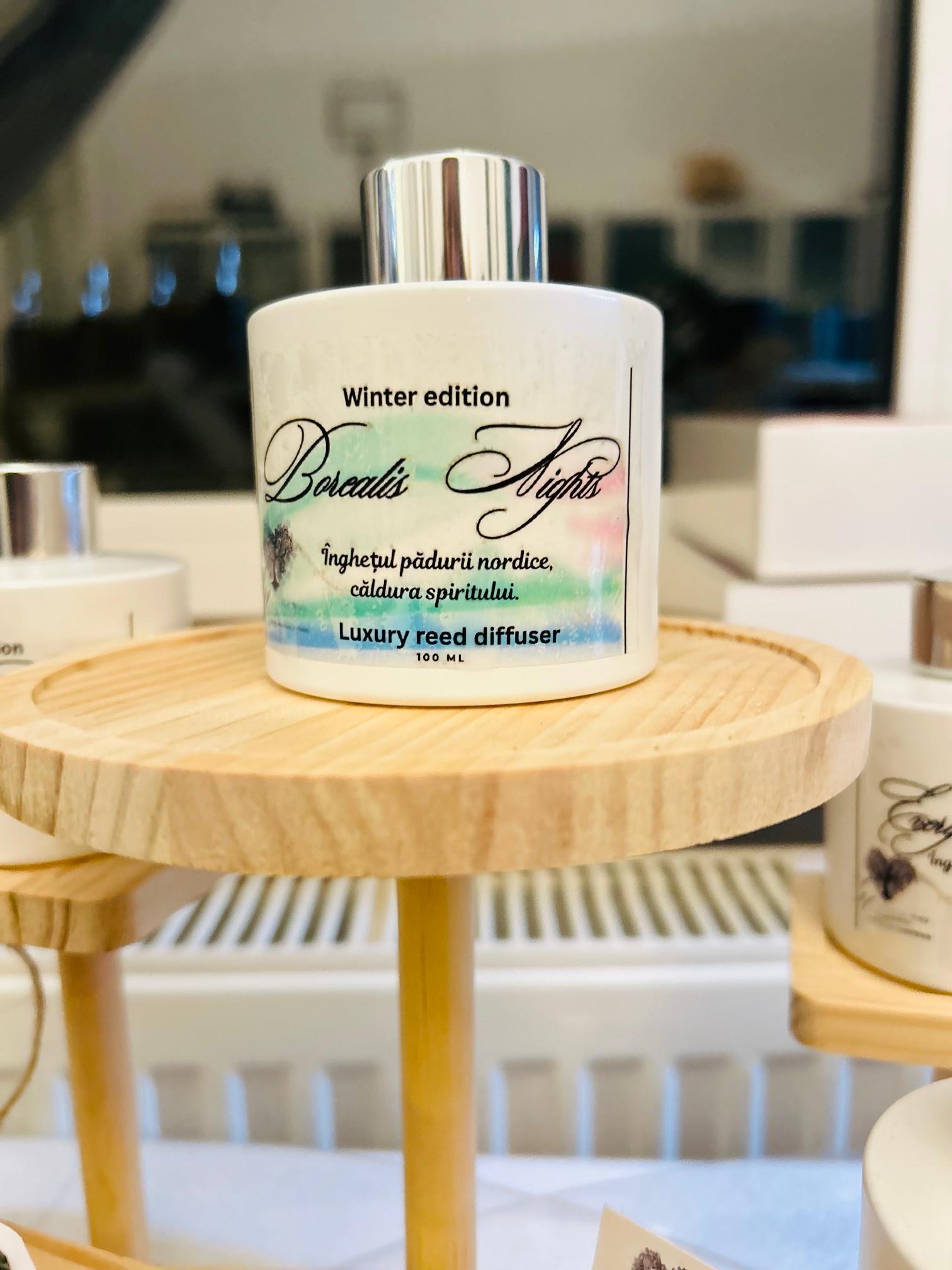 Odorizant de cameră cu bețișoare,Borealis Nights, 100 ml