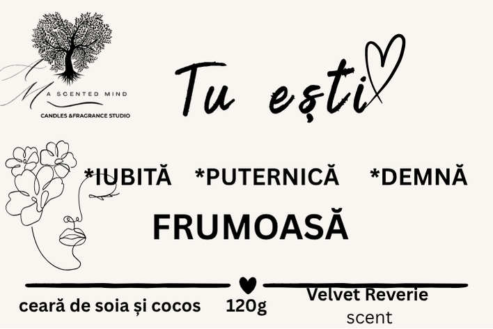 Lumânare pentru suflet-Tu ești -120 g 