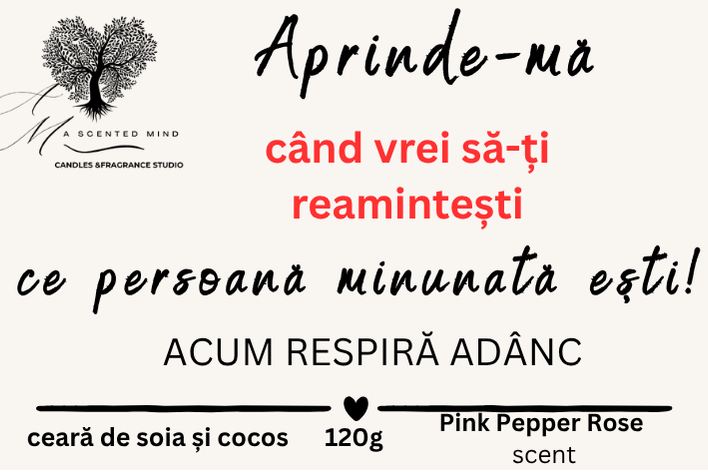 Lumânare pentru suflet-Ești minunată -120 g 