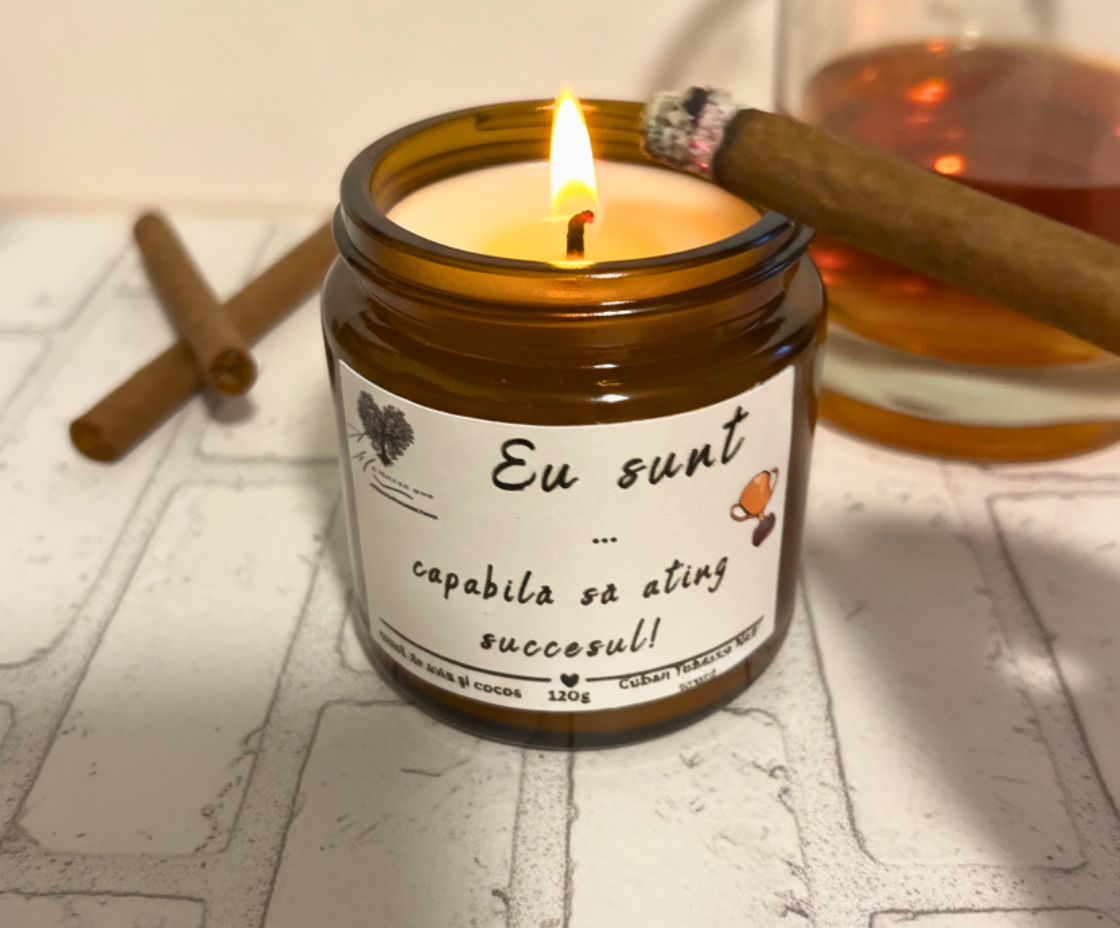 Lumânare pentru suflet-Eu sunt capabila sa ating succesul; -120 g 