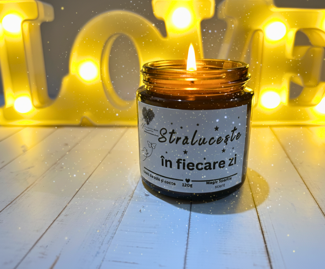 Lumânare pentru suflet-Strălucește în fiecare zi -120 g 
