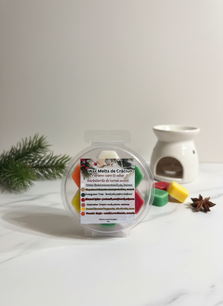 Cutiuța Fermecată a Aromelor - Cele 7 arome ale Craciunului ( set de testere) Clamshell