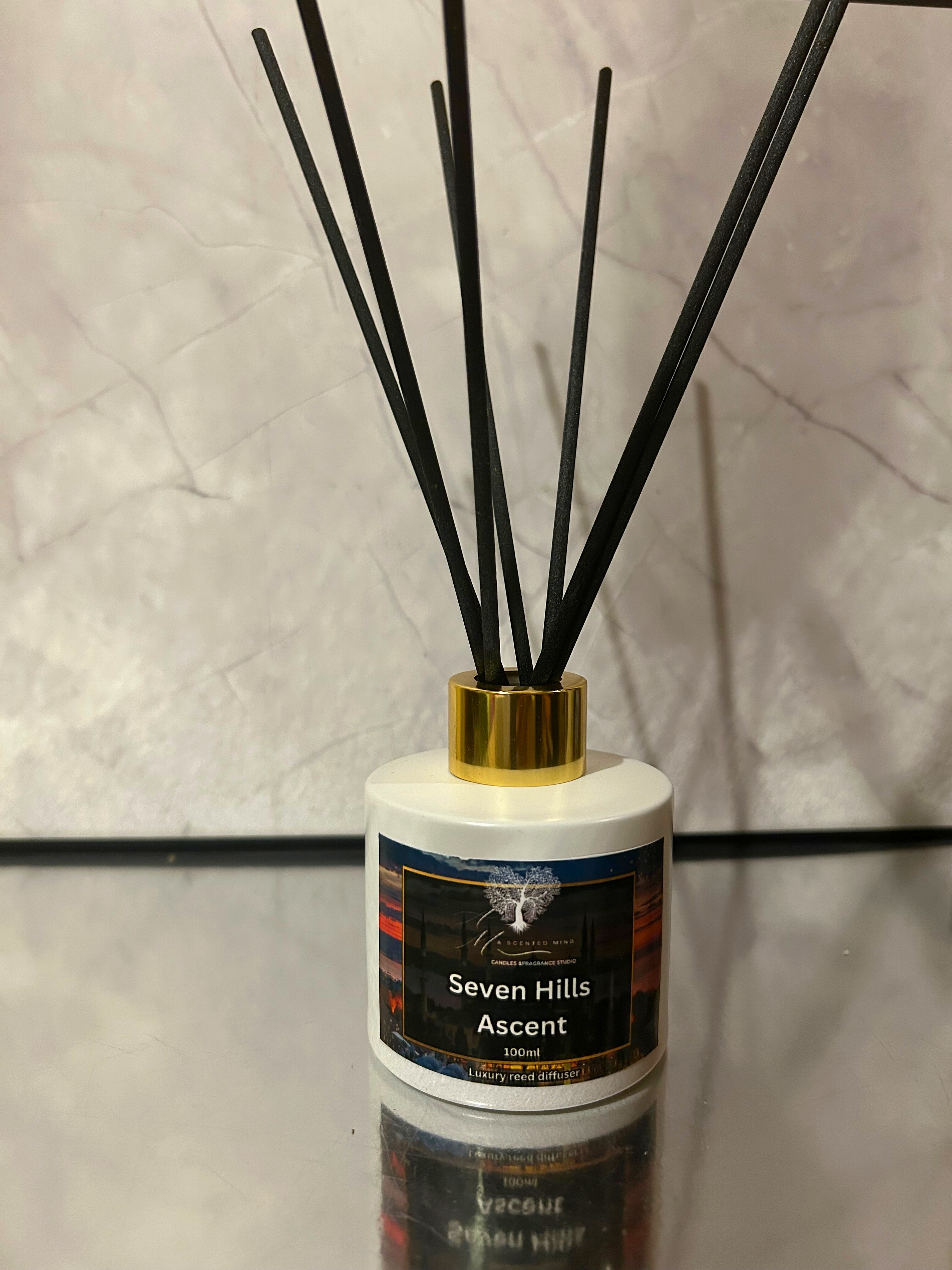 Odorizant de cameră cu bețișoare,Seven Hills Ascent, 100 ml